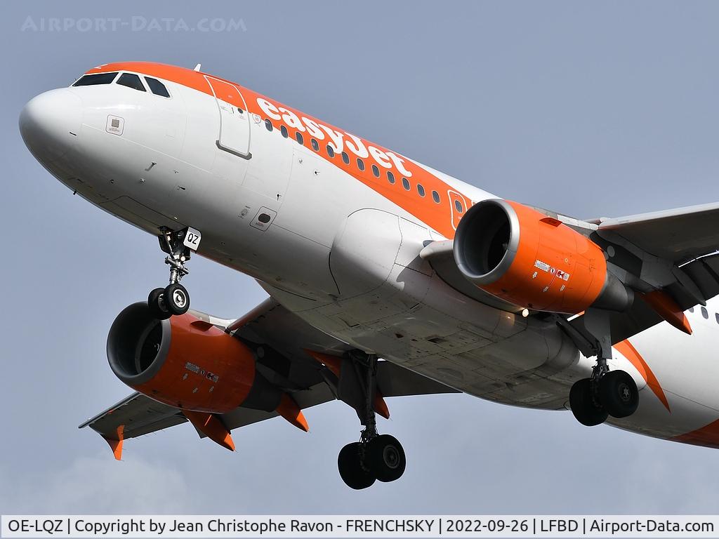 OE-LQZ, 2007 Airbus A319-111 C/N 3059, U22755 / EJU47LA from Milan MXP landing runway 23