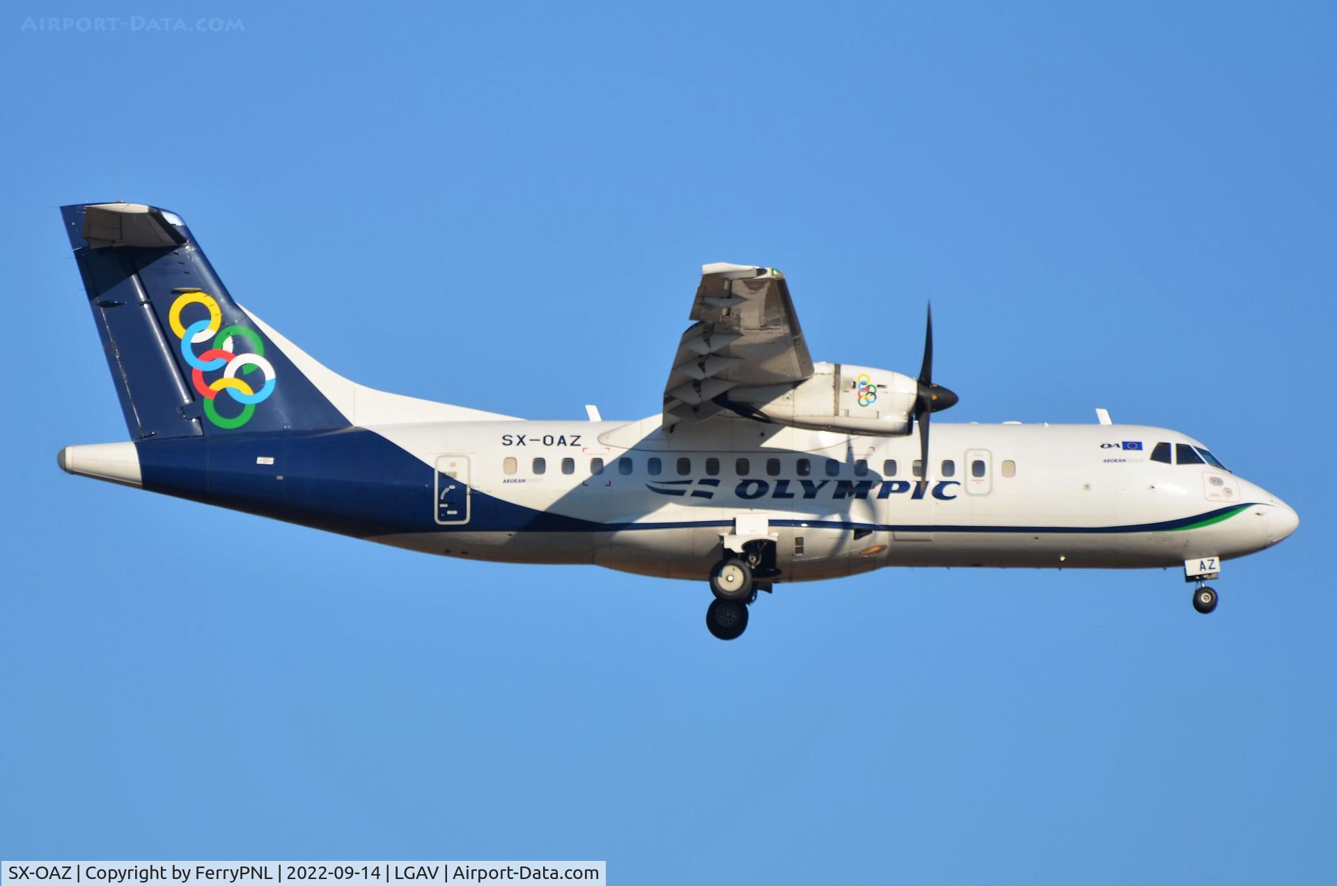 SX-OAZ, 2013 ATR 42-600 C/N 1005, Arrival of Olympic ATR42