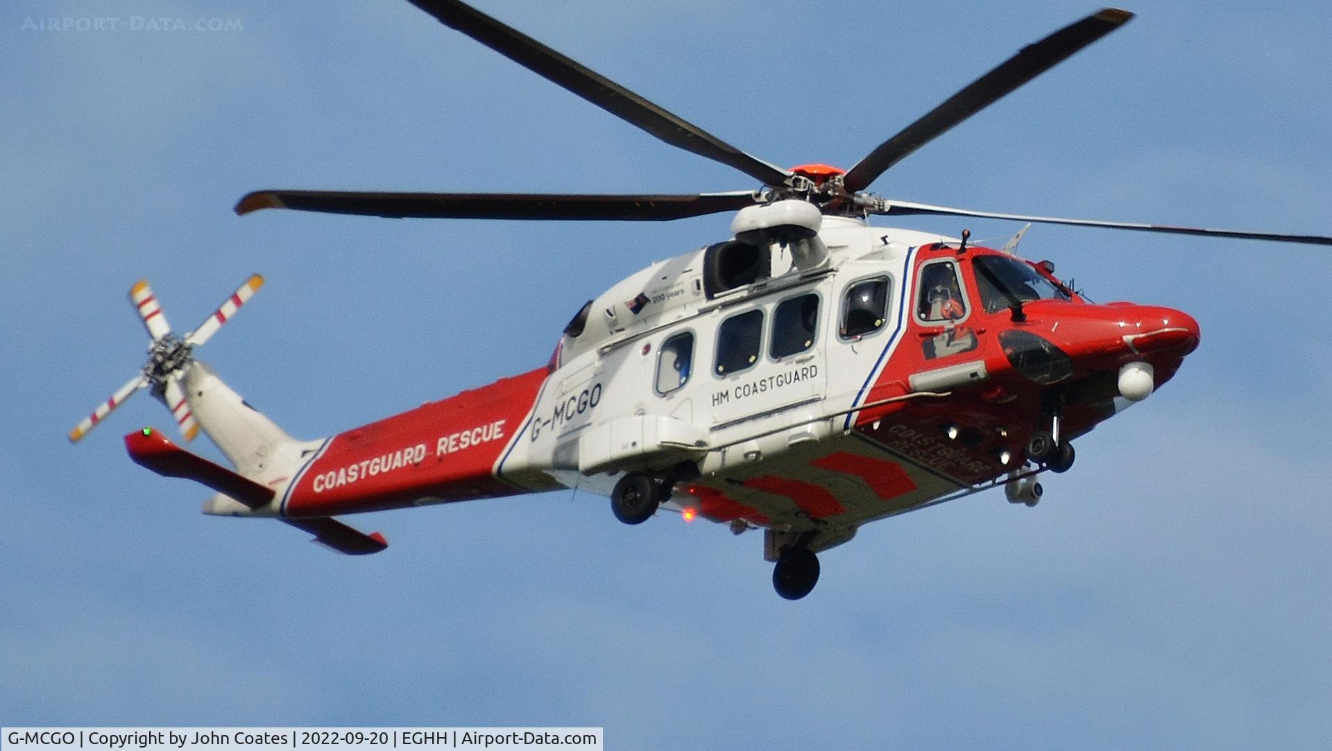 G-MCGO, 2014 AgustaWestland AW189 C/N 92002, Training approach