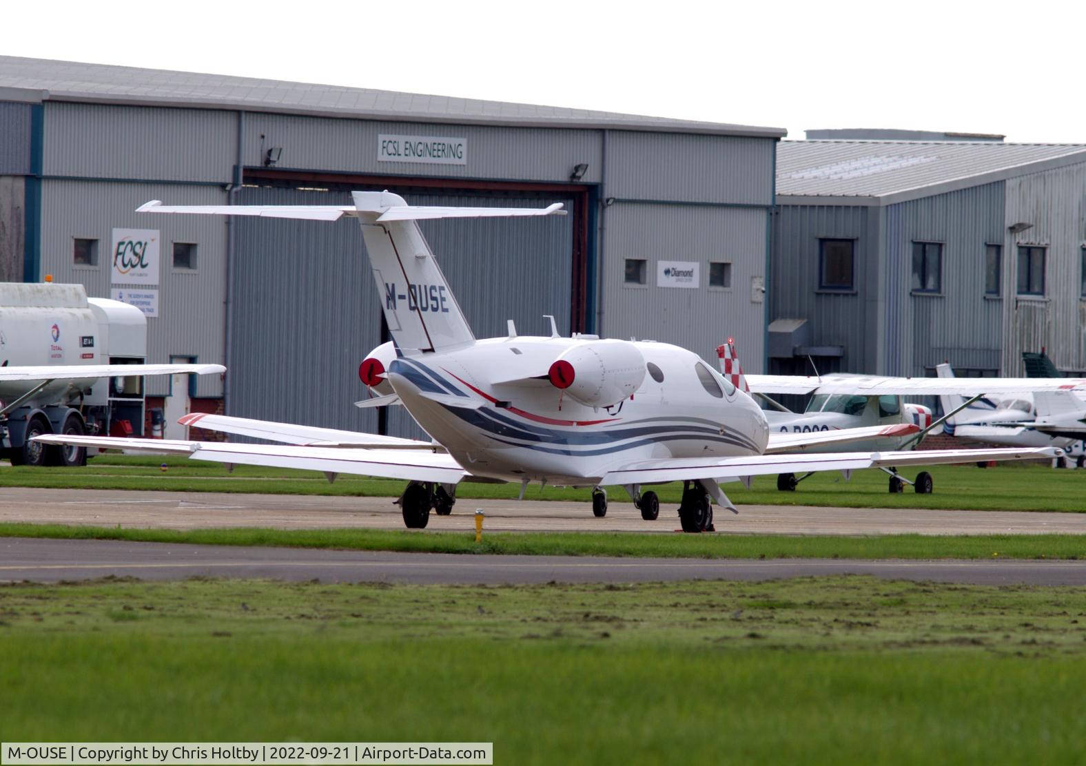 M-OUSE, 2012 Cessna 510 Citation Mustang Citation Mustang C/N 510-0340, Parked at Shoreham Airport, Sussex