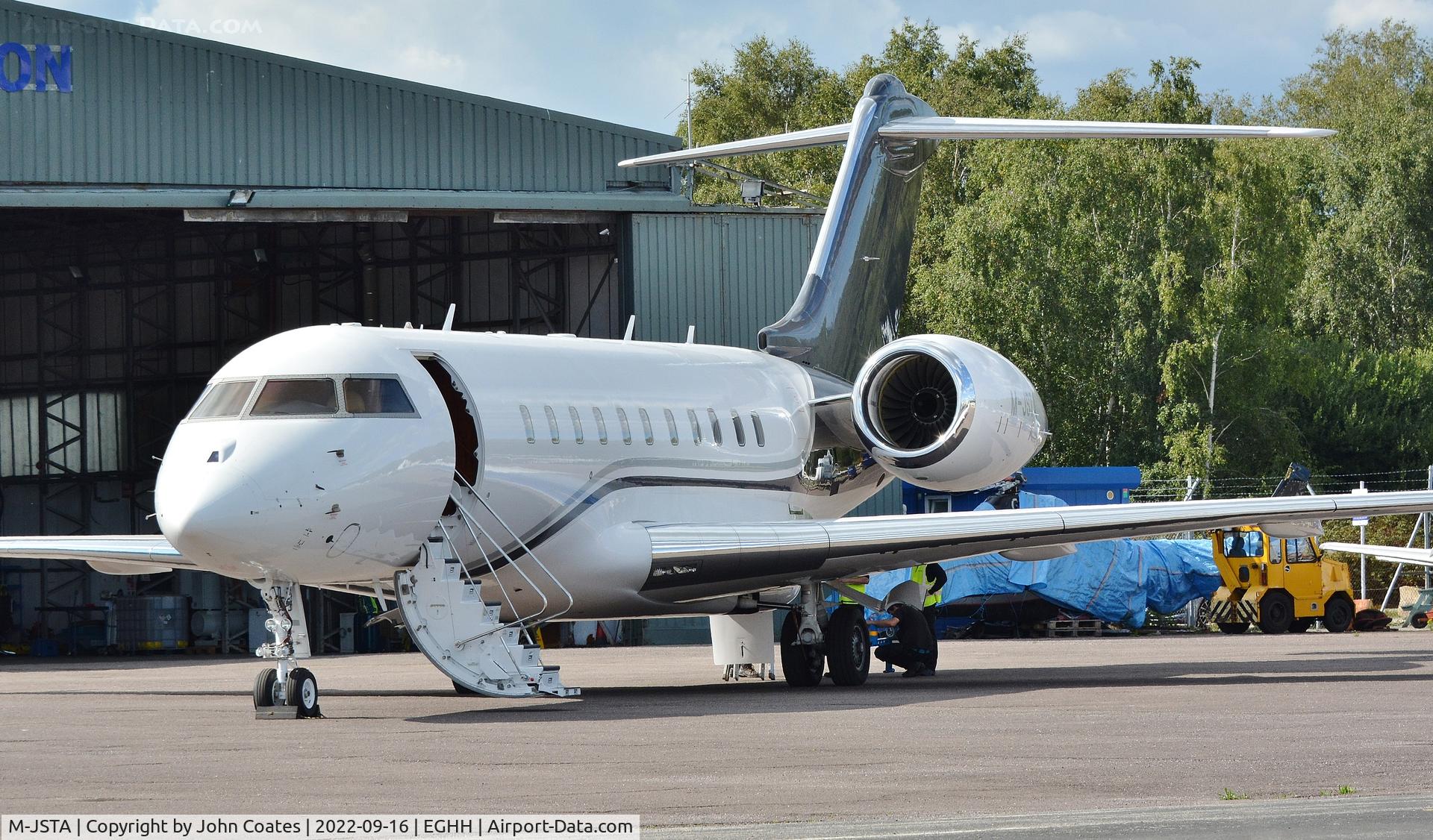 M-JSTA, 2011 Bombardier BD-700-1A11 Global 5000 C/N 9468, At Thurston Avn.