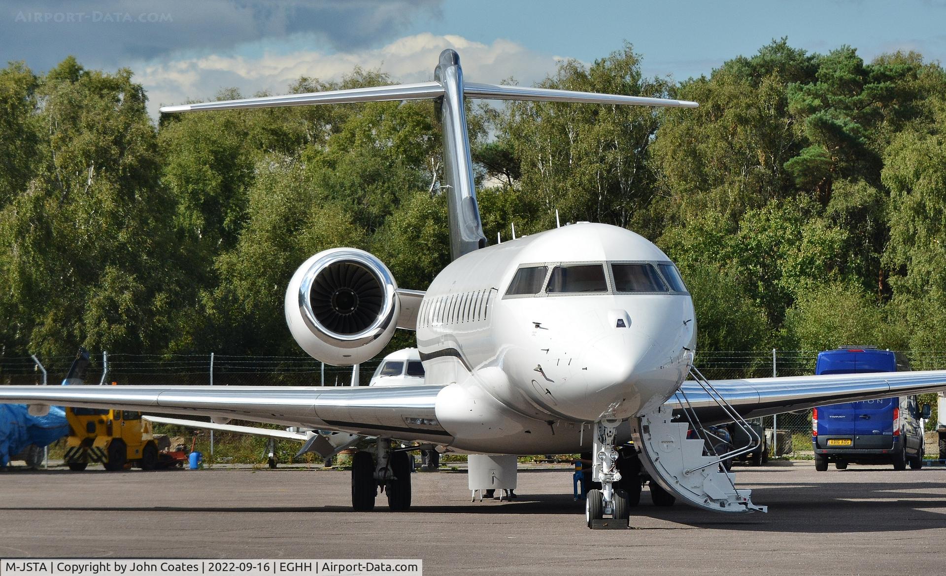 M-JSTA, 2011 Bombardier BD-700-1A11 Global 5000 C/N 9468, At Thurston Avn
