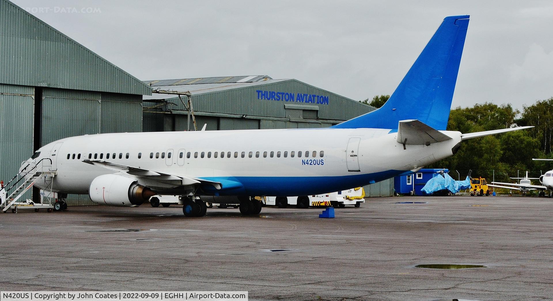N420US, 1989 Boeing 737-401 C/N 23987, At European Avn.