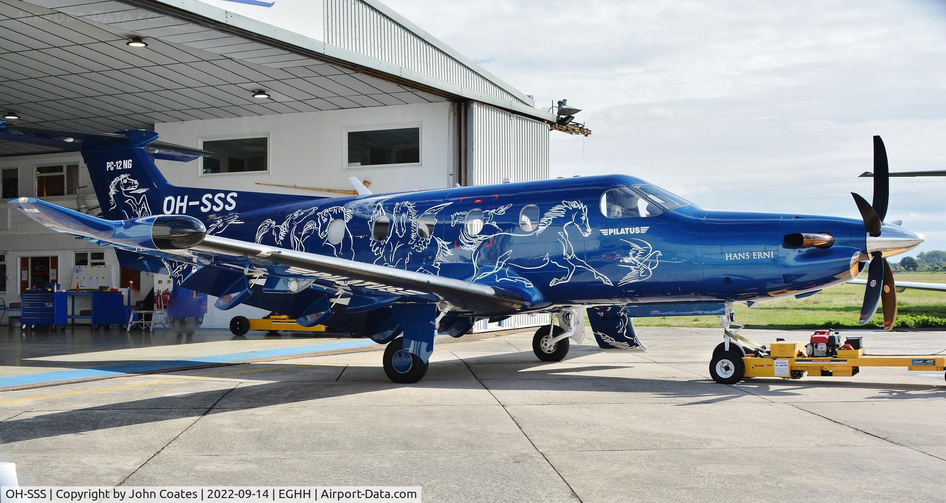 OH-SSS, 2019 Pilatus PC-12/47E C/N 1745, Receiving tlc at BAS