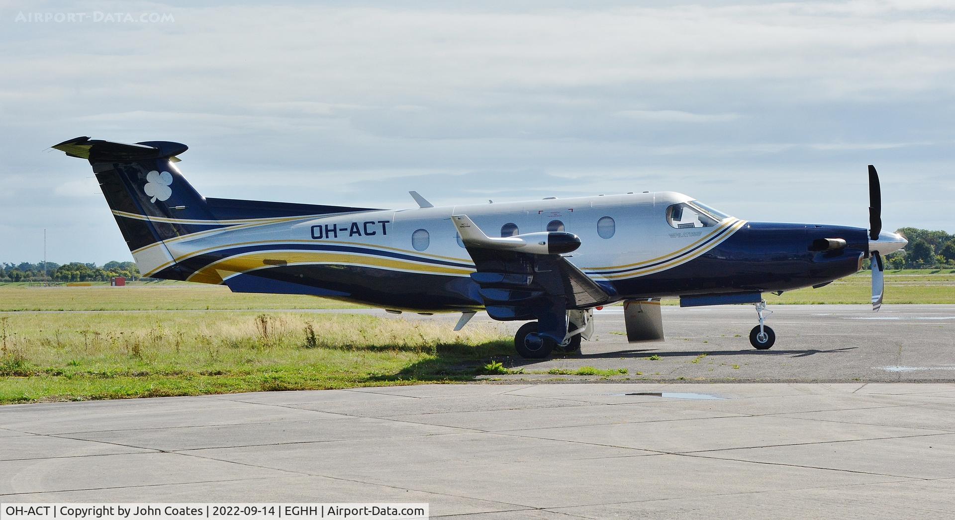 OH-ACT, 2001 Pilatus PC-12/45 C/N 406, At BAS