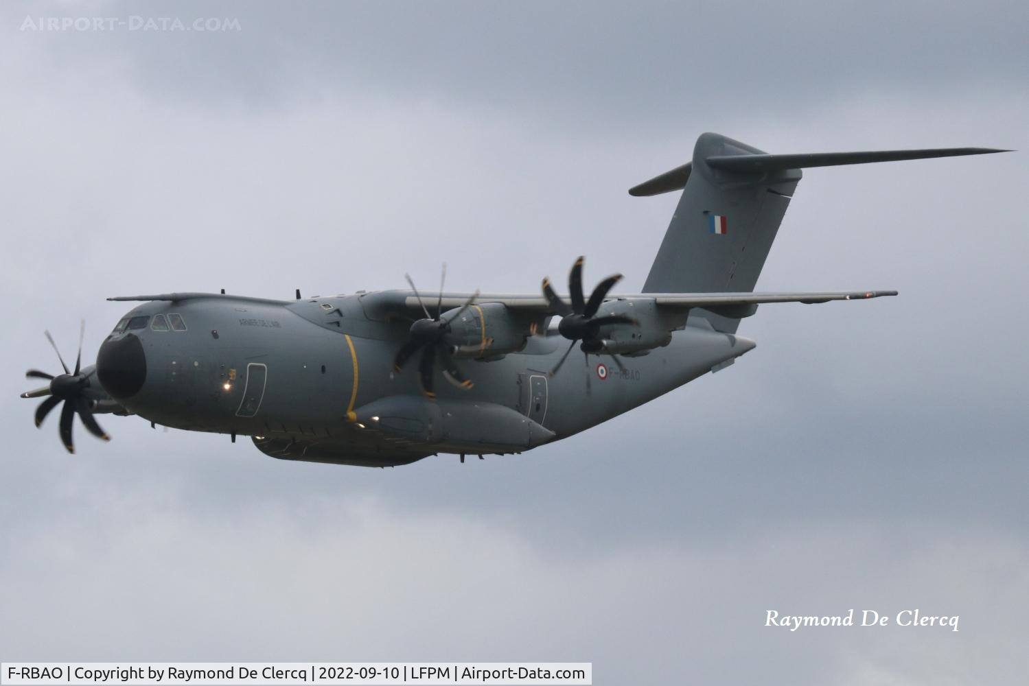 F-RBAO, 2019 Airbus A400M-180 Atlas C/N 089, Air Legend at Melun.