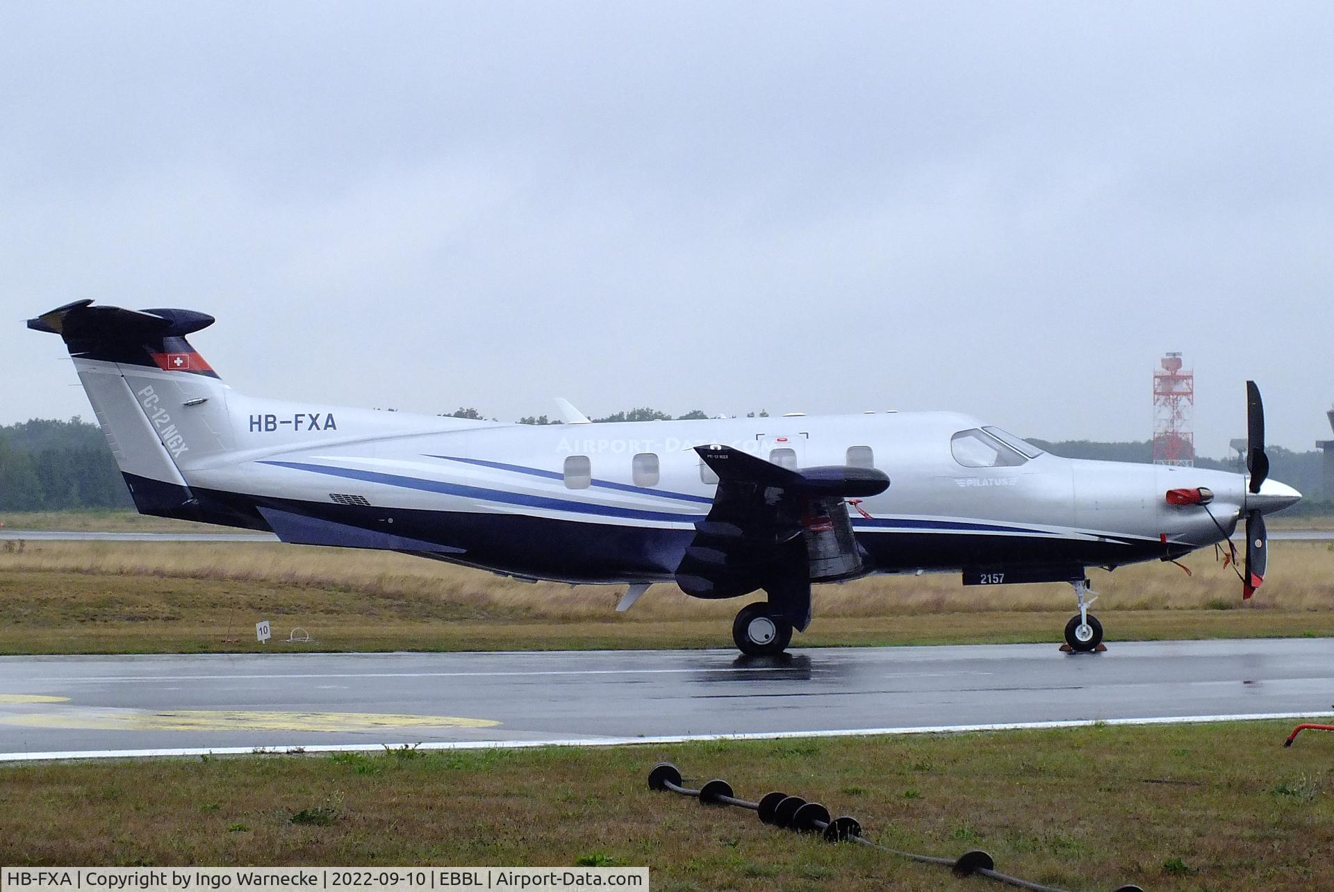 HB-FXA, 2021 Pilatus PC-12/47E C/N 2157, Pilatus PC-12-NGX at the 2022 Sanicole Spottersday at Kleine Brogel air base