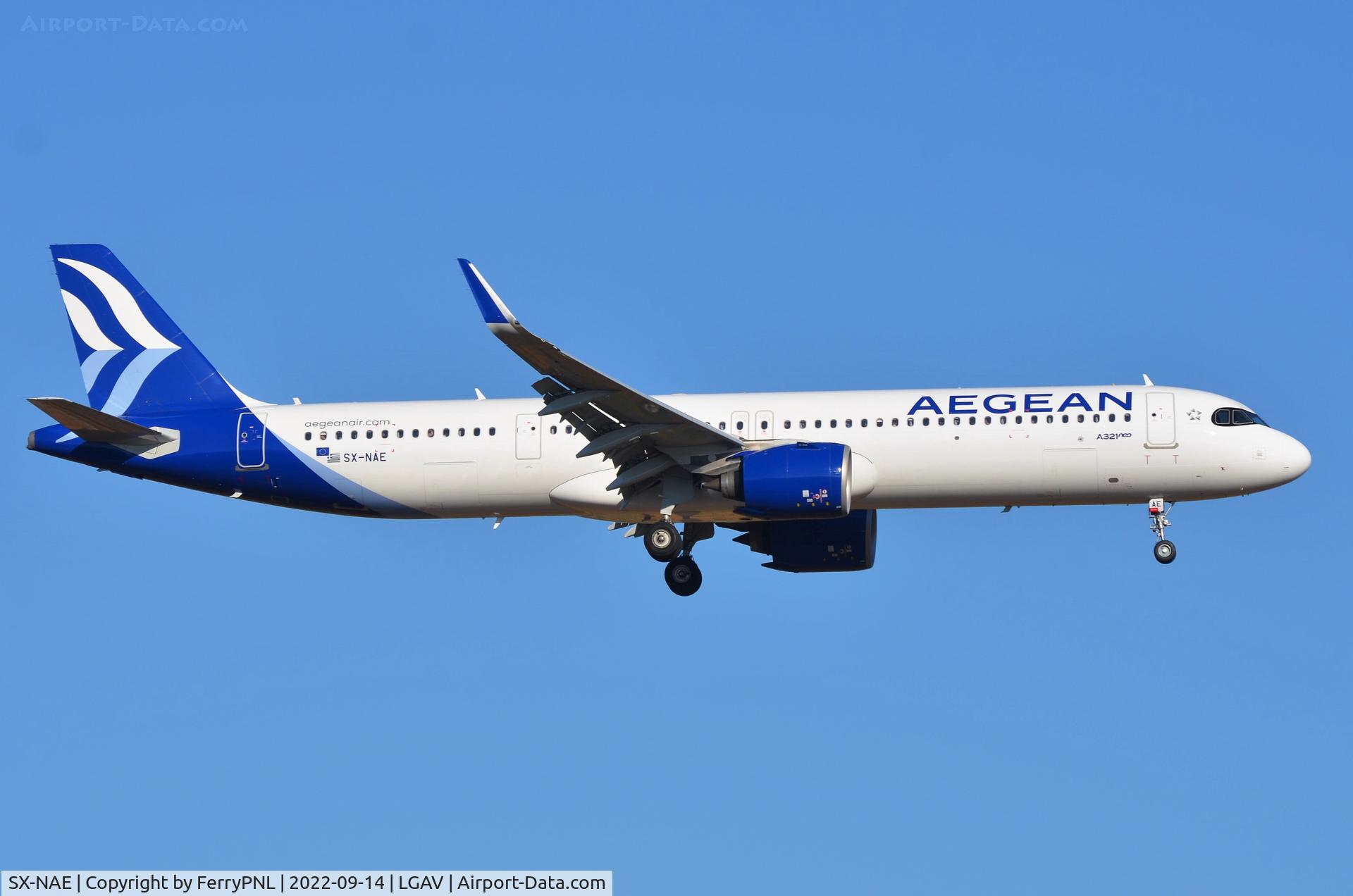 SX-NAE, 2022 Airbus A321-271NX C/N 10704, Arrival of Aegean A321N