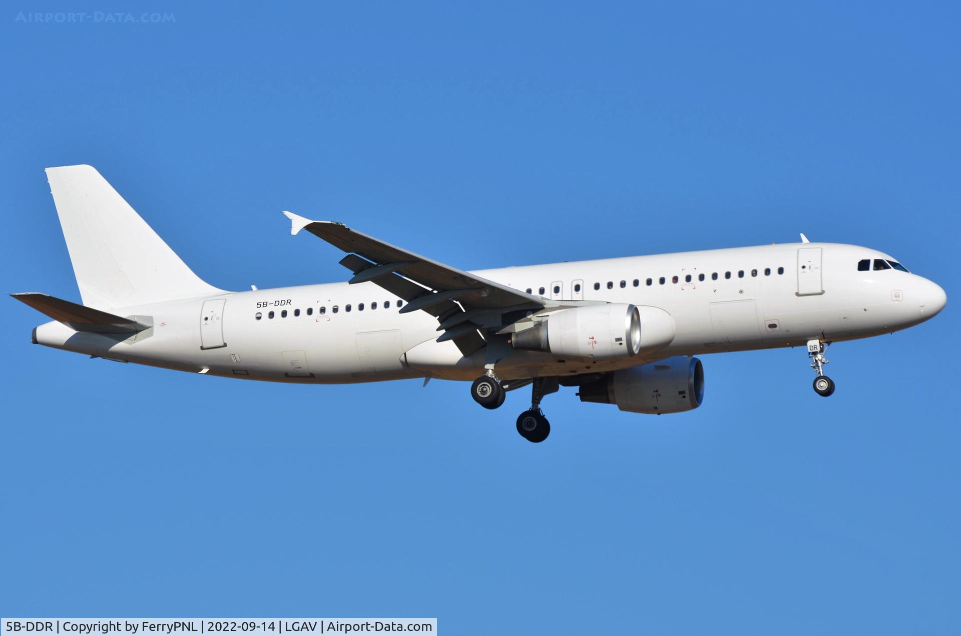 5B-DDR, 2009 Airbus A320-214 C/N 3933, Arrival of Cyrpus Airways A320 in white outfit