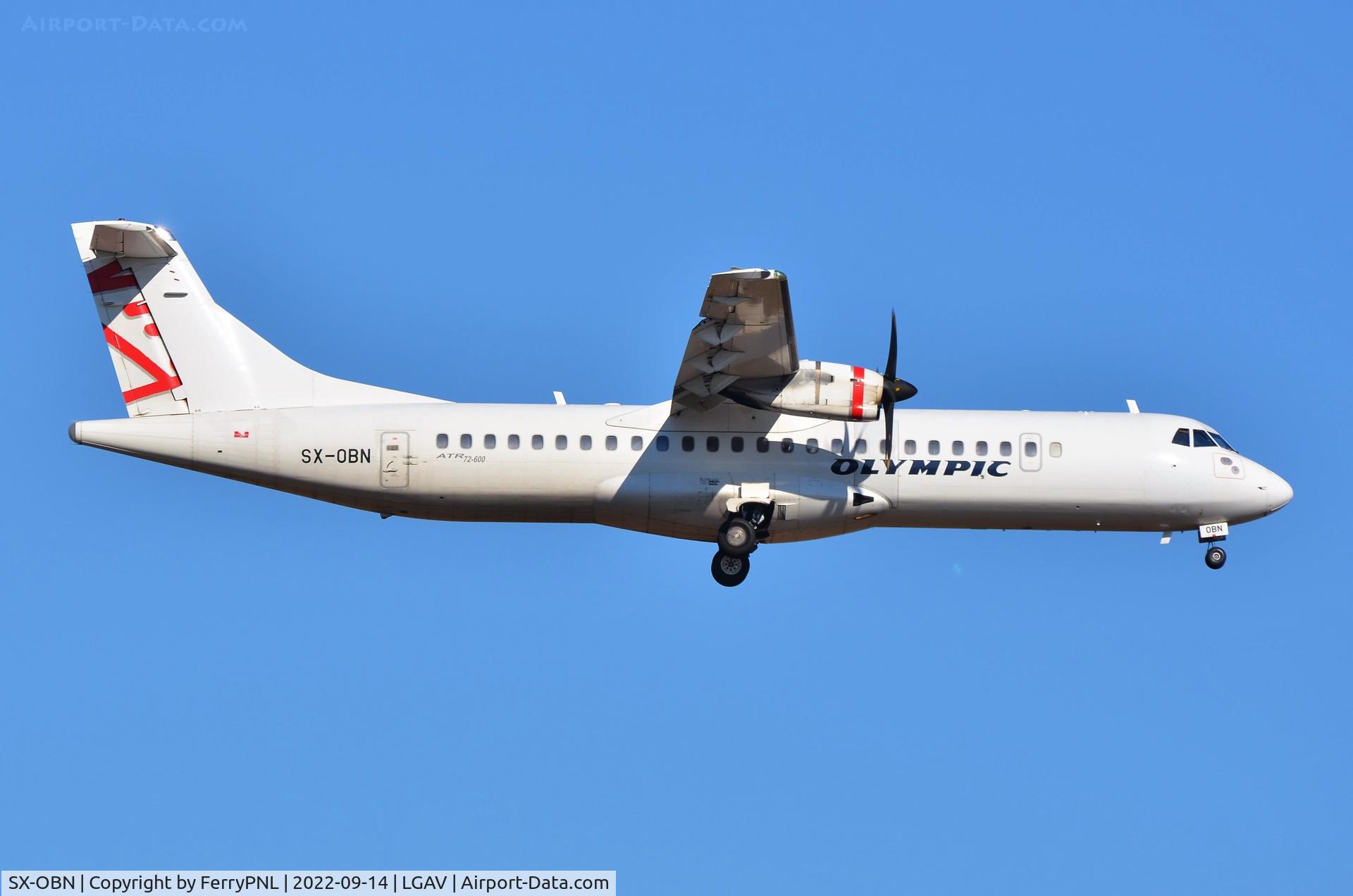 SX-OBN, 2013 ATR 72-600 C/N 1073, Arrival of Olympic (Virgin) ATR72