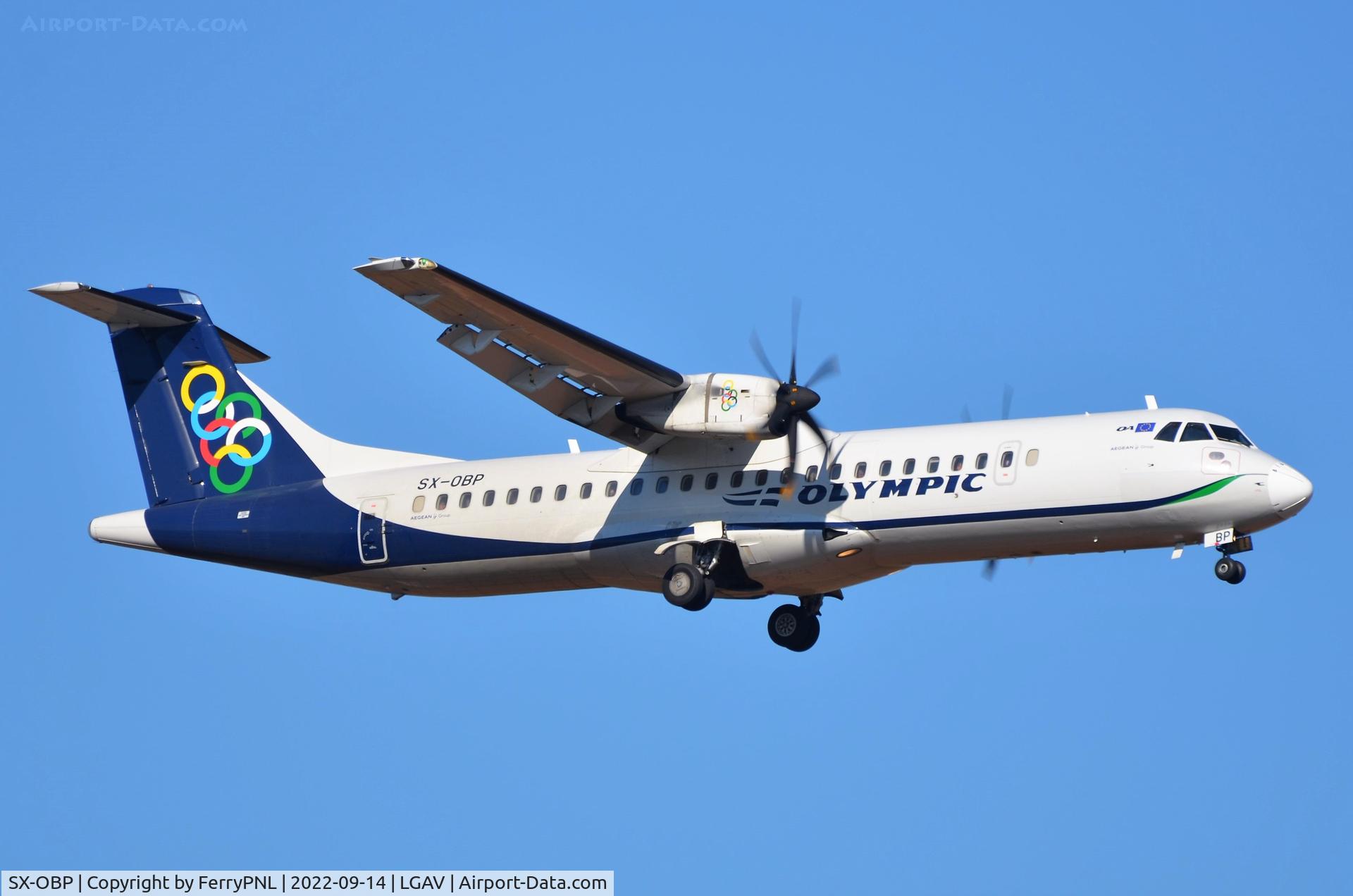 SX-OBP, 2012 ATR 72-600 C/N 1033, Former Azul ATR72 now operating for Olympic