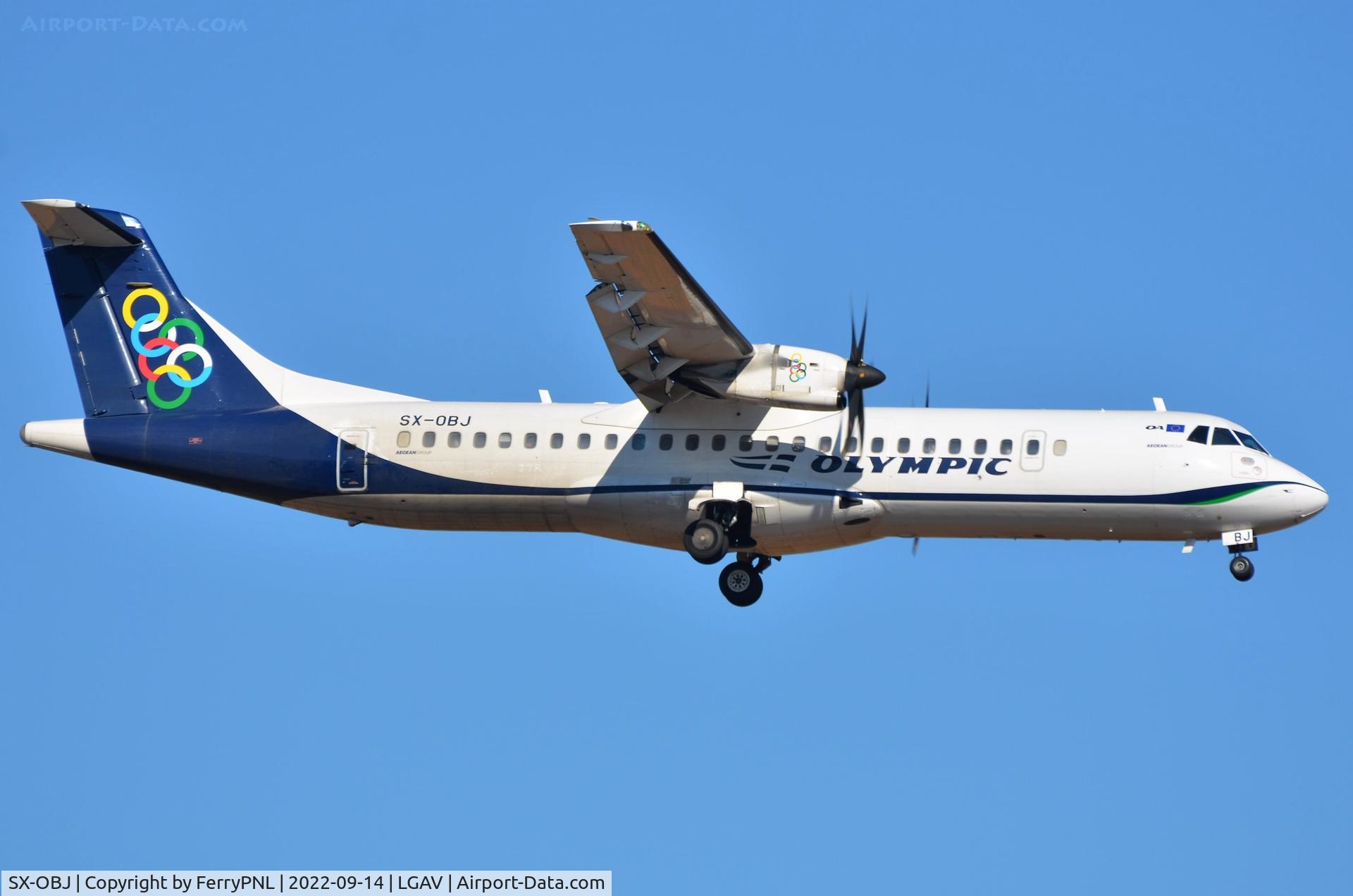 SX-OBJ, 2016 ATR 72-600 C/N 1325, Olympic ATR72, formally operated by Aer Lingus Regional (EI-FNA)