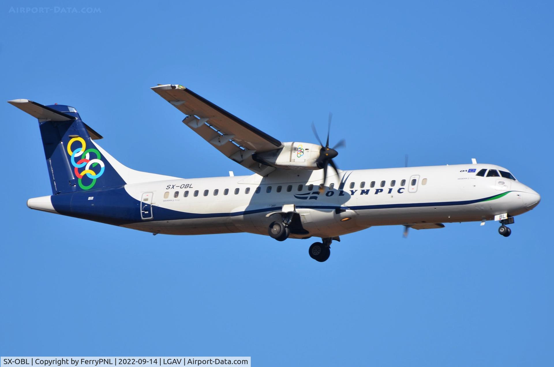 SX-OBL, 2012 ATR 72-600 C/N 1027, Ex Azul ATR72 (PR-ATQ) now operated by Olympic Air