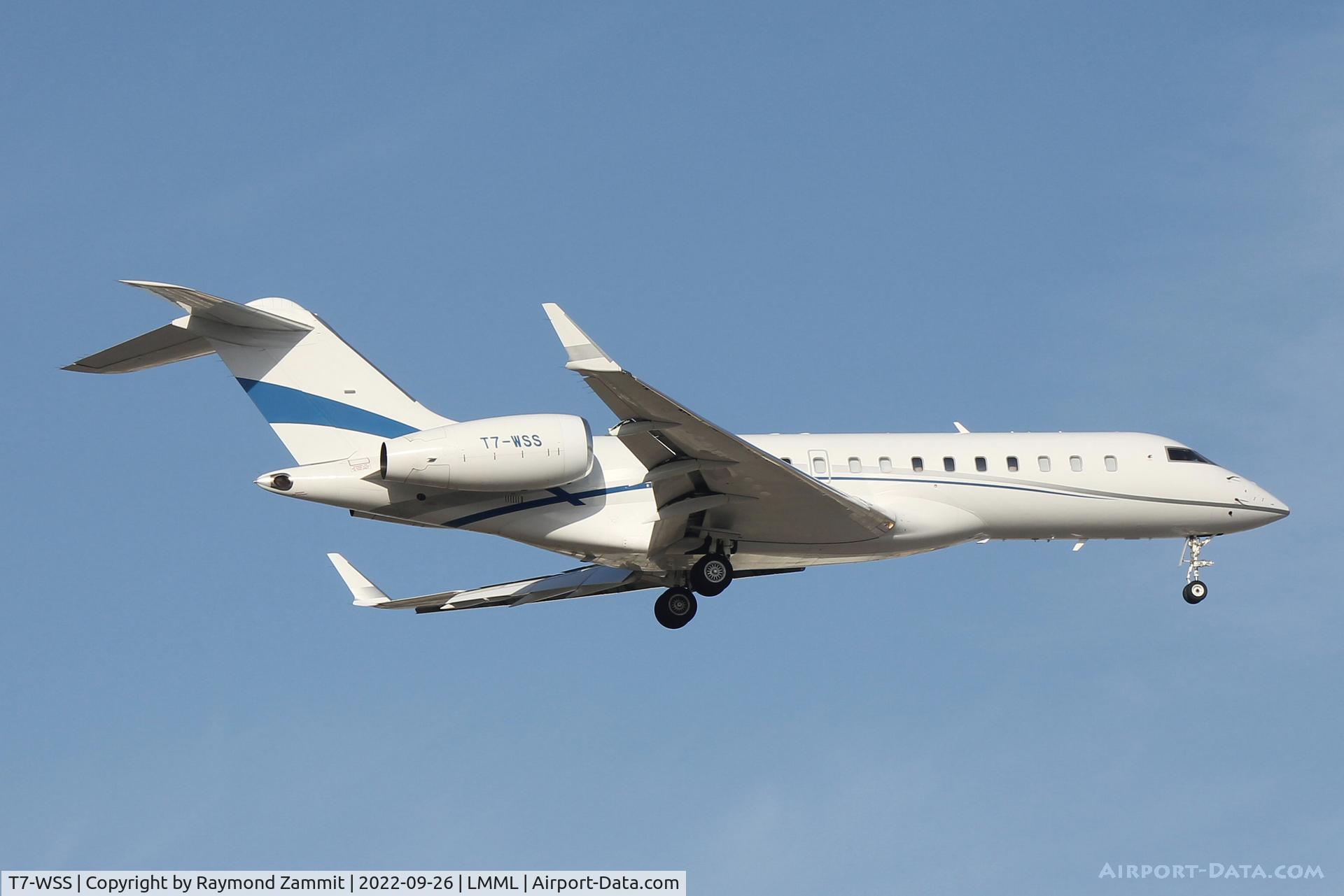 T7-WSS, Bombardier BD-700 1A10 Global Express C/N 9159, Bombardier BD-700 1A10 Global Express
