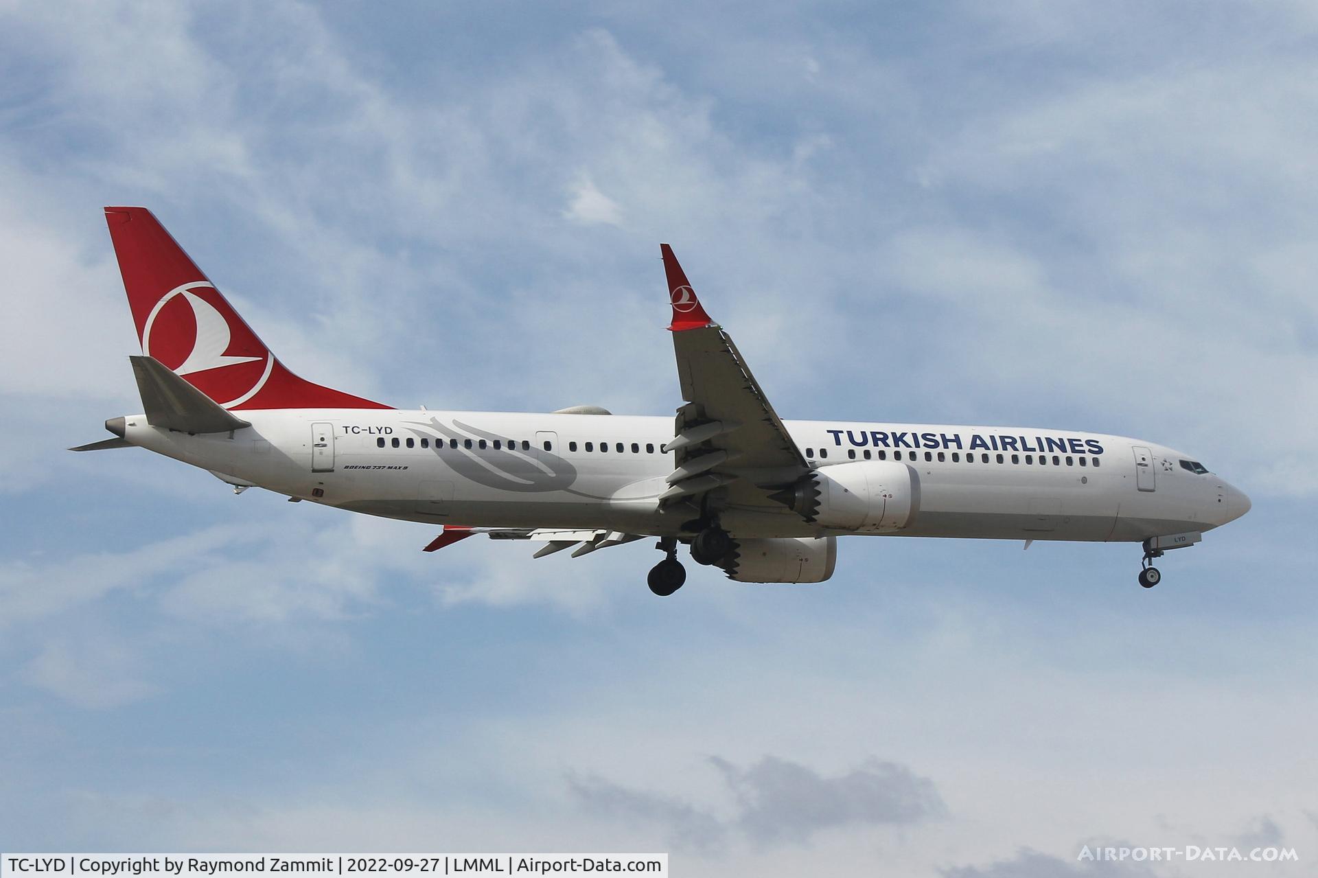 TC-LYD, 2019 Boeing 737-9 MAX C/N 60065, B737-9 MAX TC-LYD Turkish Airlines
