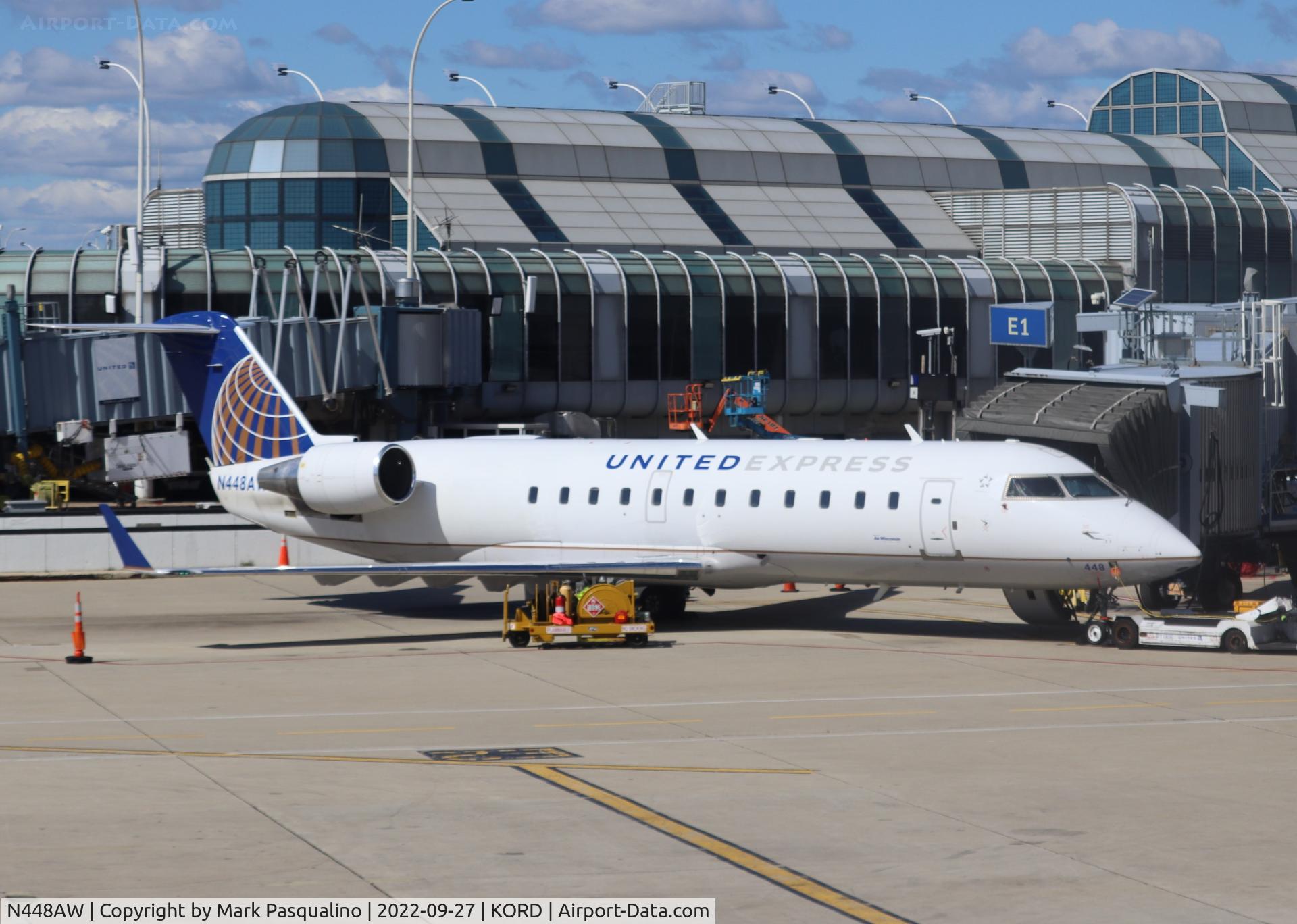 N448AW, 2003 Bombardier CRJ-200LR (CL-600-2B19) C/N 7814, CL-600-2B19