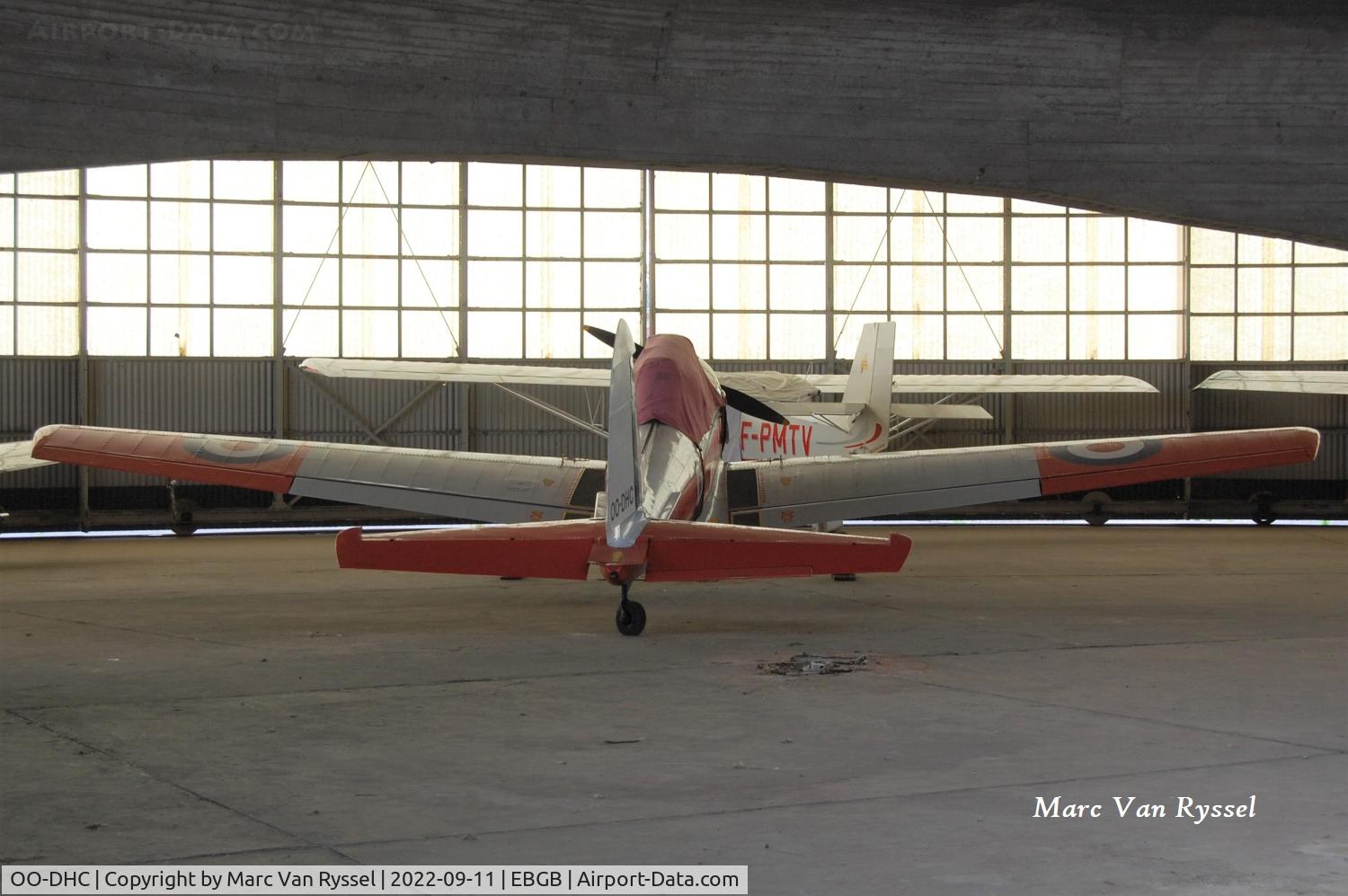 OO-DHC, 1952 De Havilland DHC-1 Chipmunk T.10 C/N C1/0614, At Grimbergen.