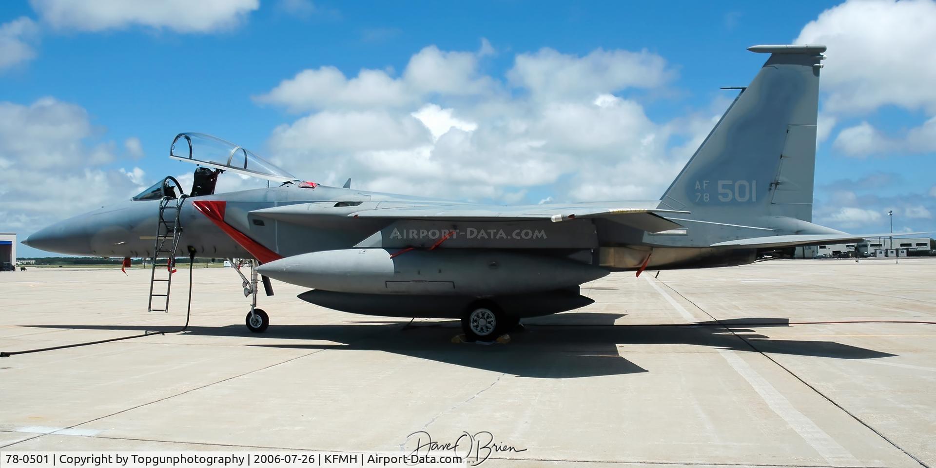 78-0501, 1978 McDonnell Douglas F-15C Eagle C/N 0485/C034, 102nd FW Ramp visit Otis ANGB, MA