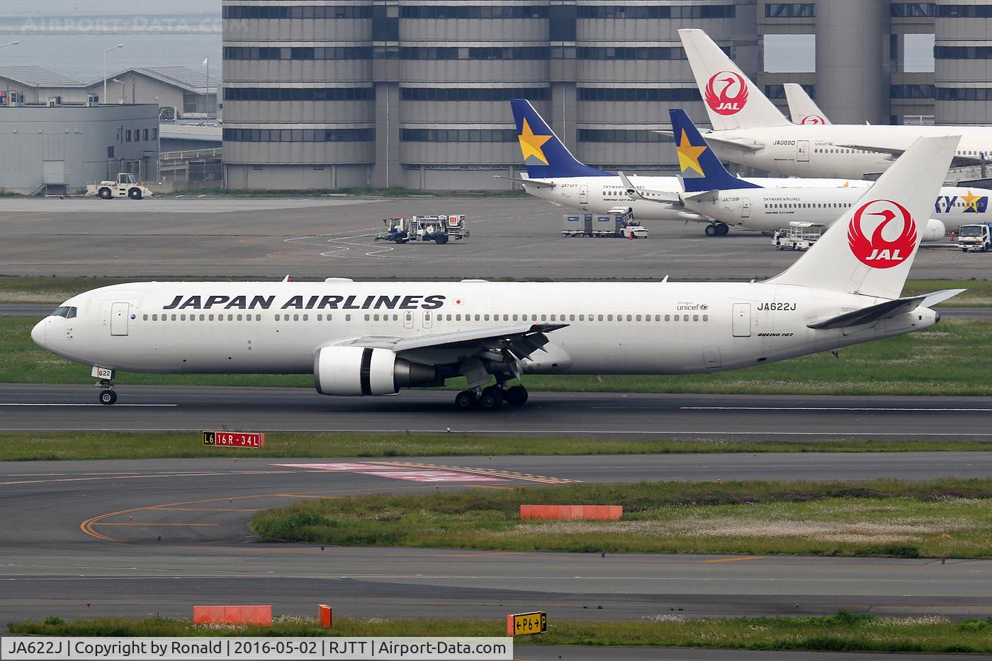 JA622J, 2009 Boeing 767-346/ER C/N 37549, at hnd