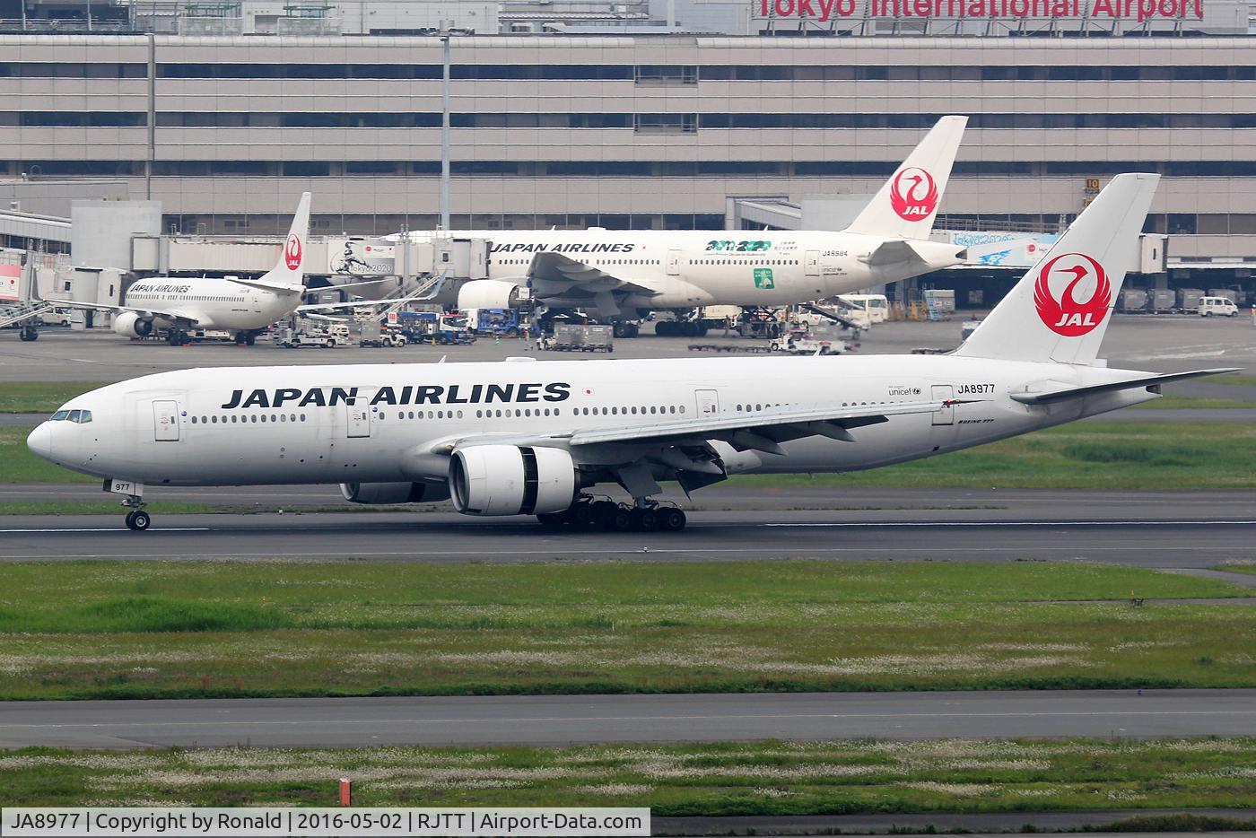 JA8977, 1996 Boeing 777-289 C/N 27636, at hnd