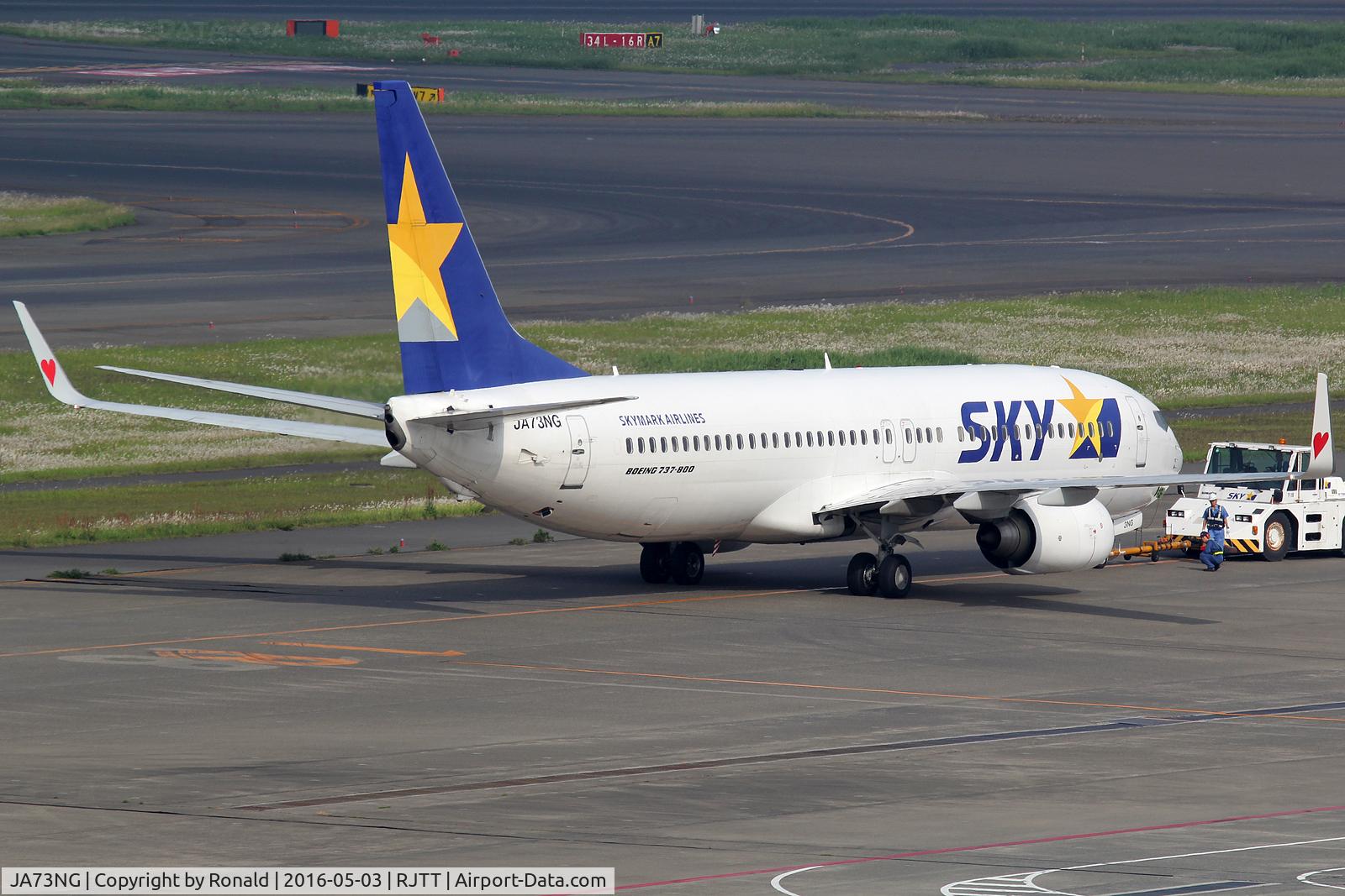 JA73NG, 2011 Boeing 737-86N C/N 36821, at hnd