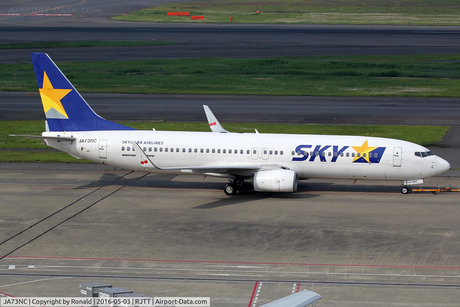 JA73NC, 2010 Boeing 737-8FZ C/N 31743, at hnd