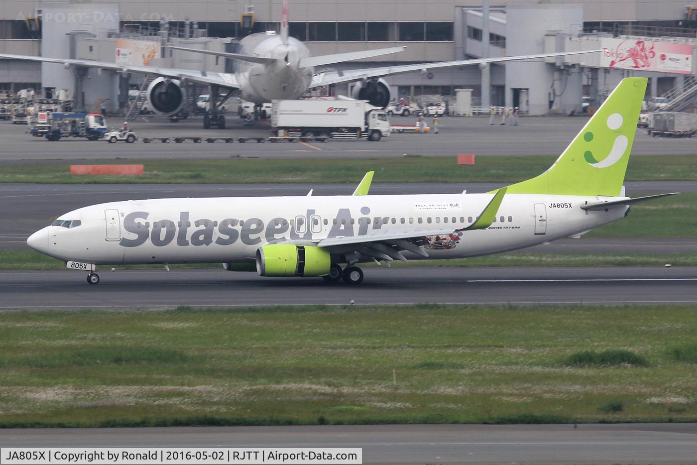 JA805X, Boeing 737-86N C/N 38035, at hnd