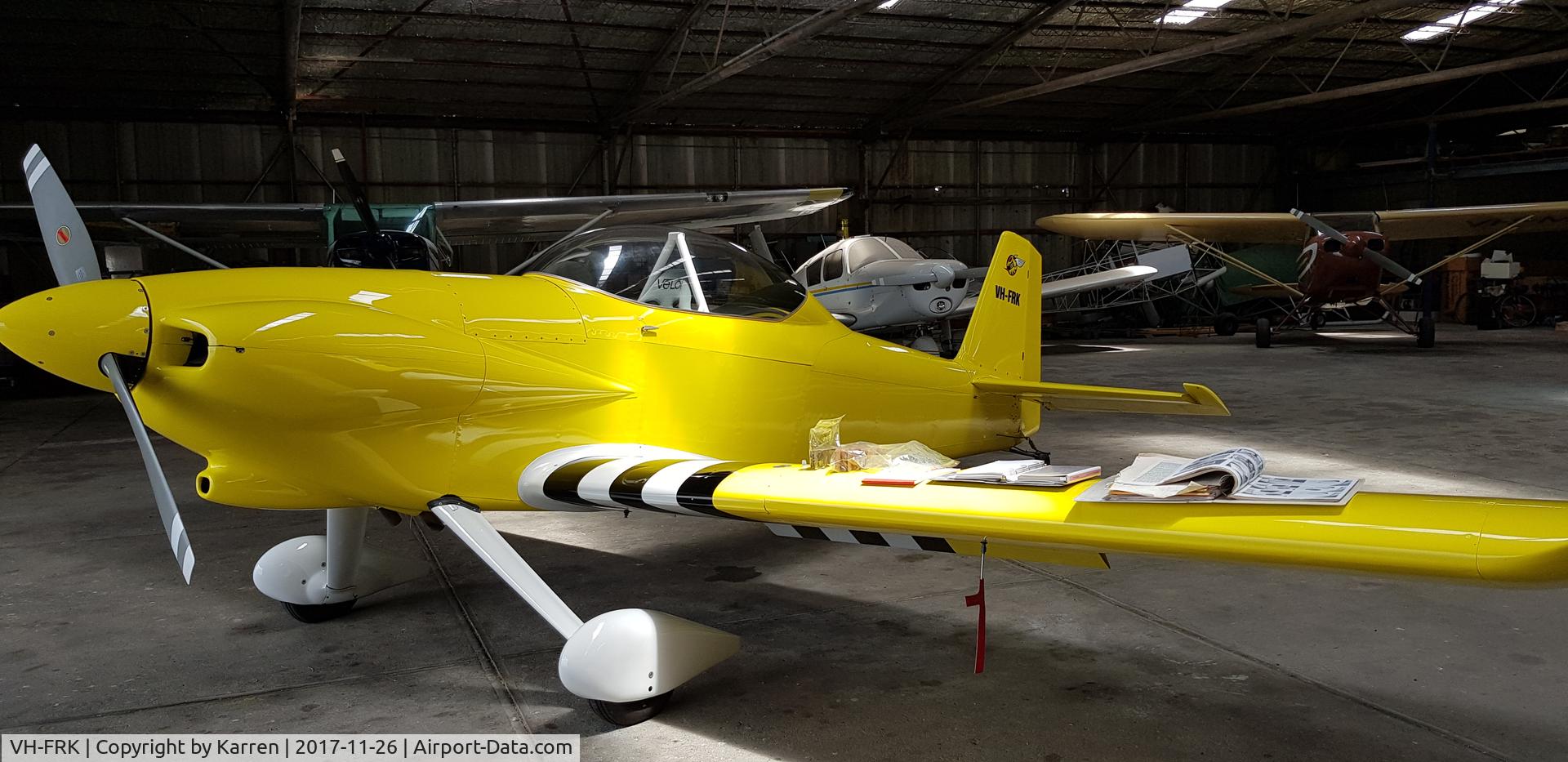 VH-FRK, 2000 Vans RV-4 C/N 3814, The first time I met my sweetheart, Henry