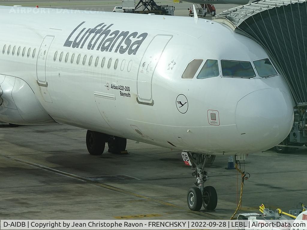 D-AIDB, 2010 Airbus A321-231 C/N 4545, Barcelona (BCN)	Frankfurt (FRA)	LH1125