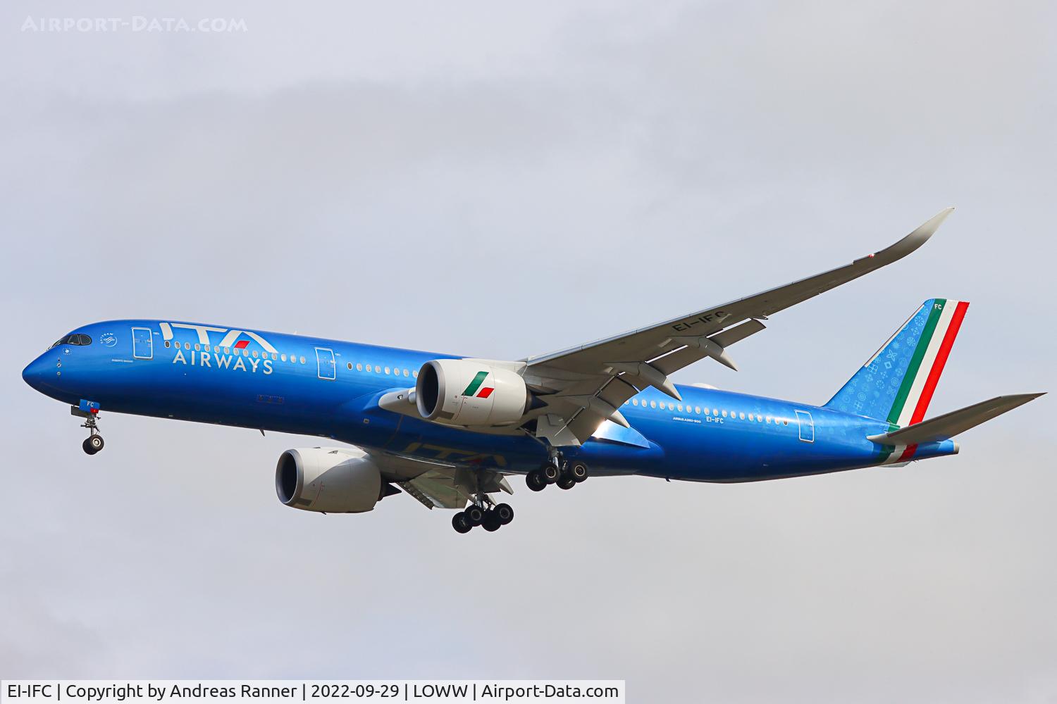EI-IFC, 2019 Airbus A350-941 C/N 0323, ITA Airways A350
