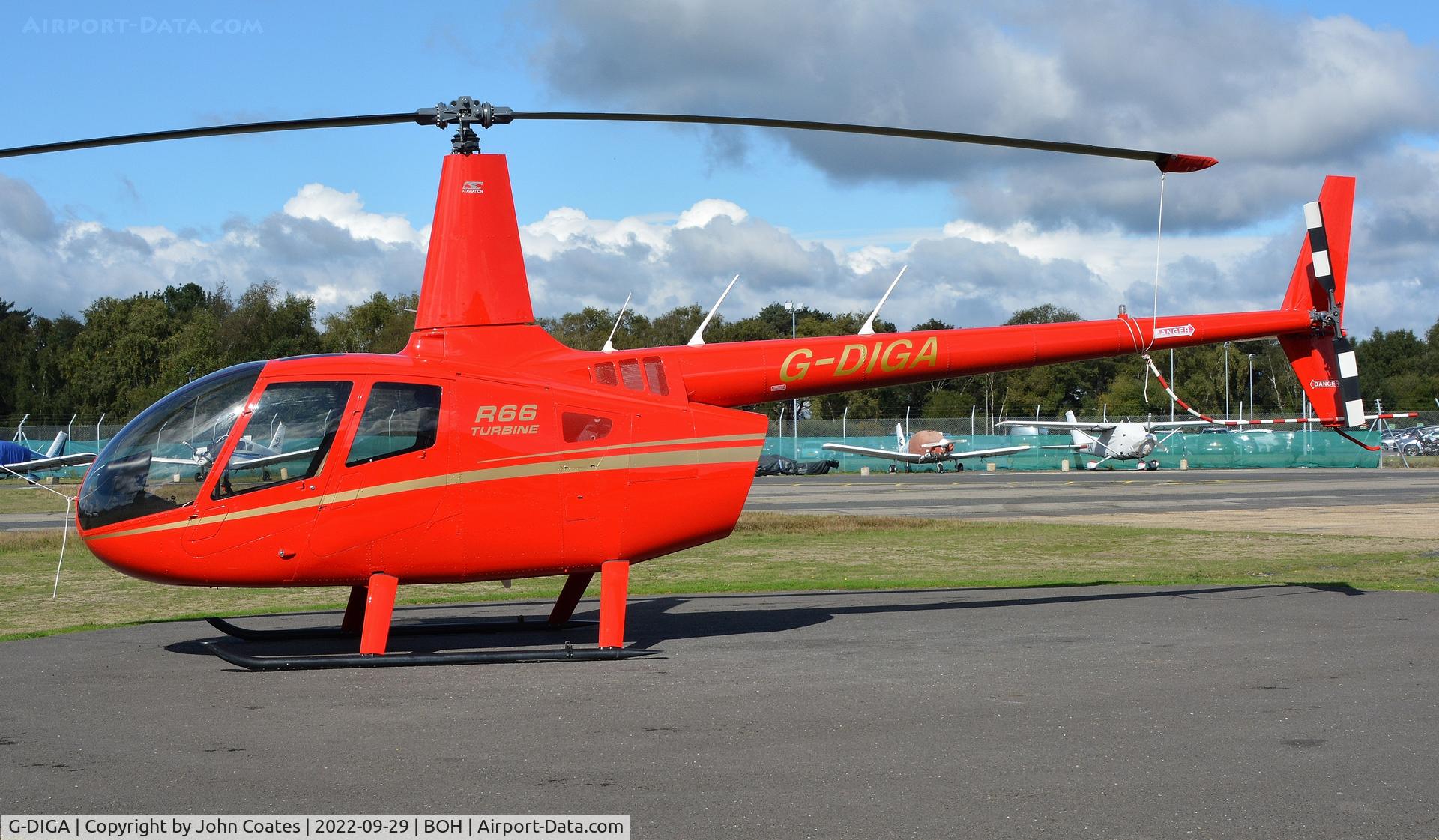G-DIGA, 2011 Robinson R66 Turbine C/N 0031, At Bliss Avn.