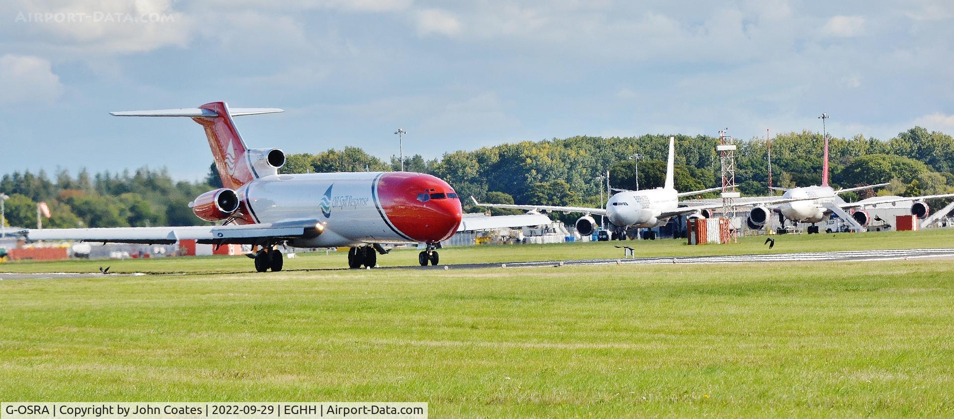 G-OSRA, 1984 Boeing 727-2S2F C/N 22938, Taxiing to depart