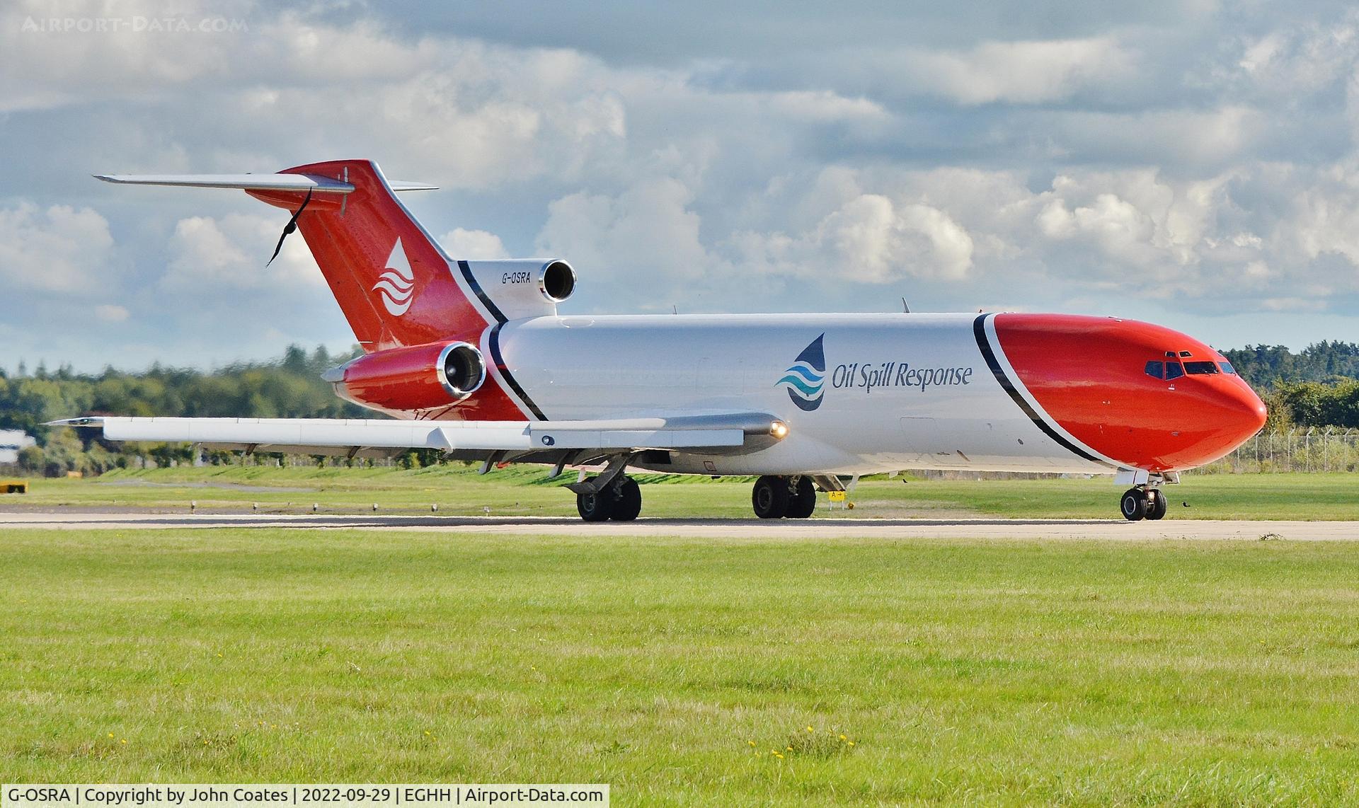 G-OSRA, 1984 Boeing 727-2S2F C/N 22938, Taxiing to depart