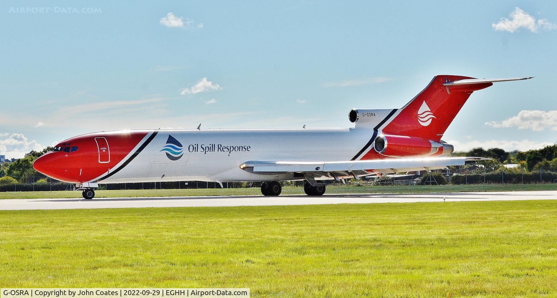 G-OSRA, 1984 Boeing 727-2S2F C/N 22938, About to depart 08