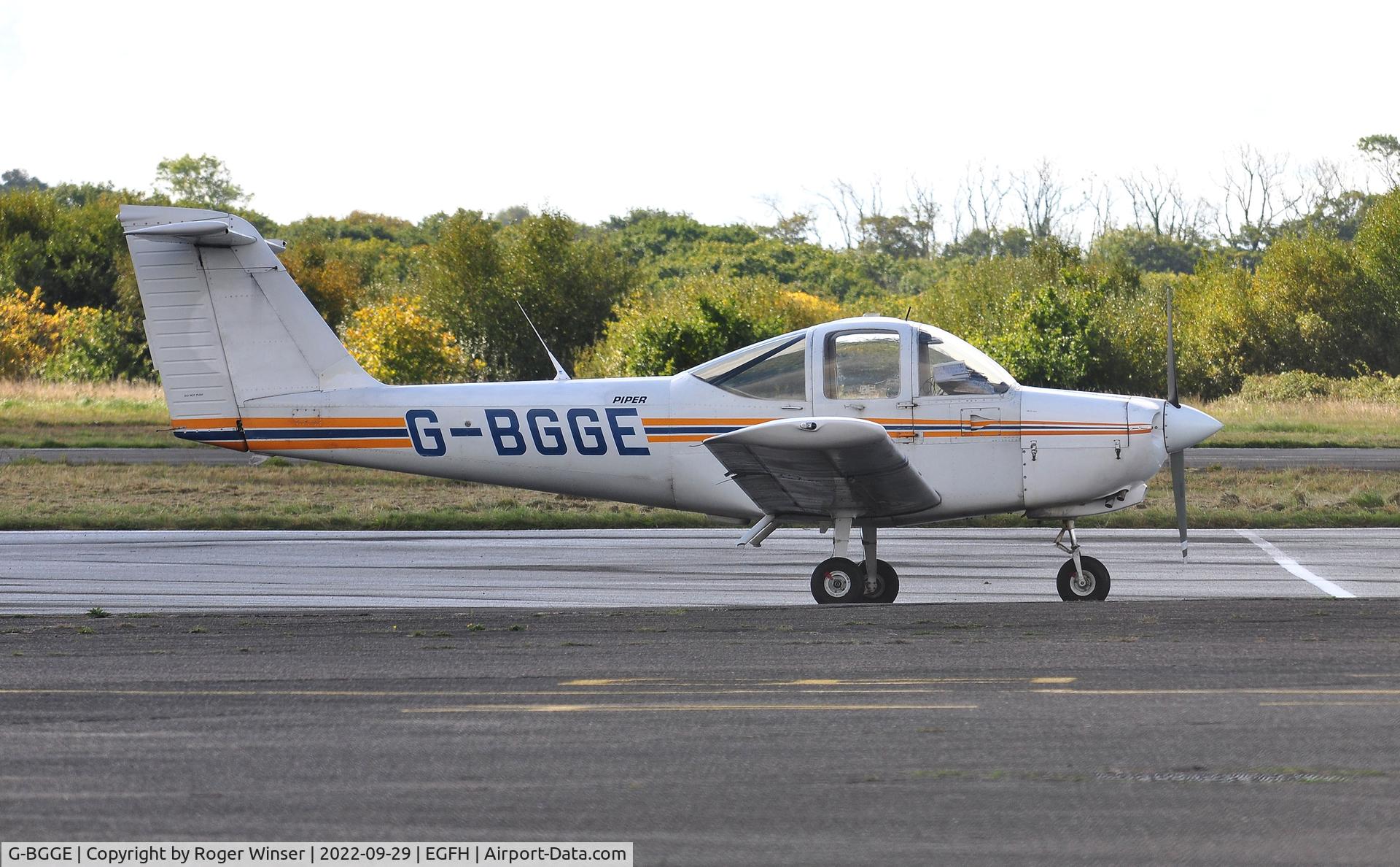 G-BGGE, 1978 Piper PA-38-112 Tomahawk Tomahawk C/N 38-79A0161, Visiting Tomahawk operated by Aeros Flight Training.