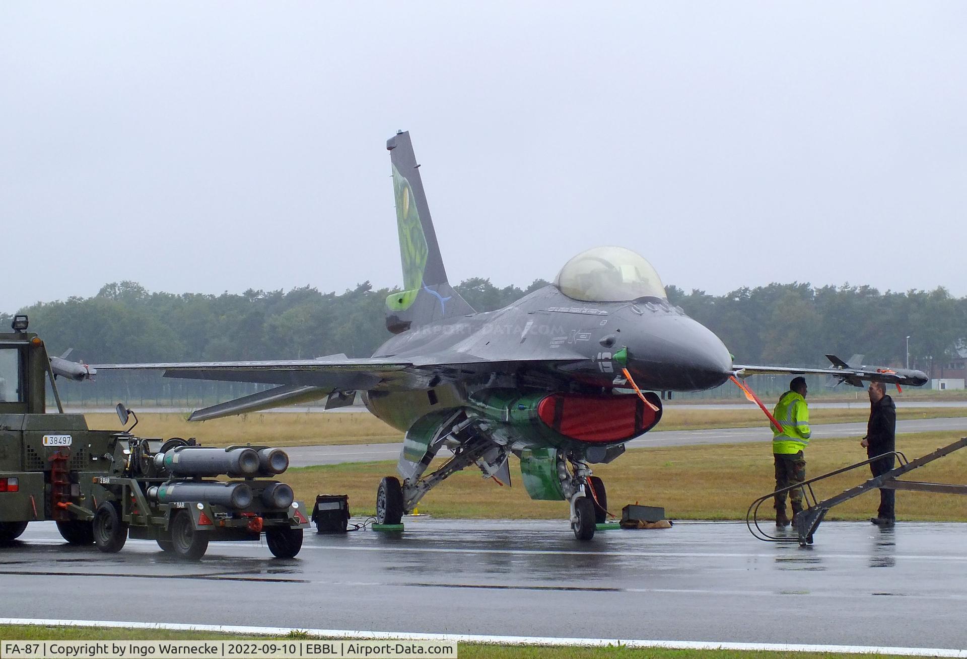 FA-87, SABCA F-16AM Fighting Falcon C/N 6H-87, General Dynamics (SABCA) F-16AM Fighting Falcon of the FAeB (Belgian air force) in 'Dream Viper' special colours at the 2022 Sanicole Spottersday at Kleine Brogel air base