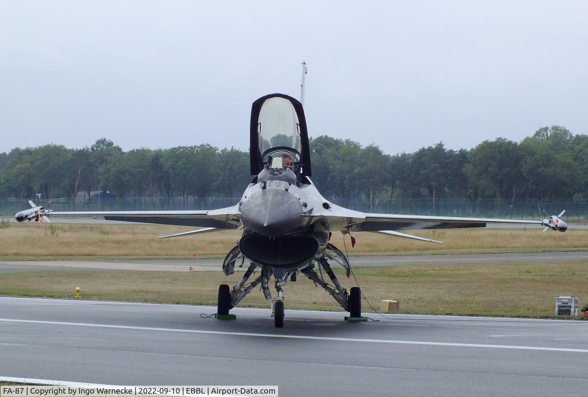 FA-87, SABCA F-16AM Fighting Falcon C/N 6H-87, General Dynamics (SABCA) F-16AM Fighting Falcon of the FAeB (Belgian air force) in 'Dream Viper' special colours at the 2022 Sanicole Spottersday at Kleine Brogel air base