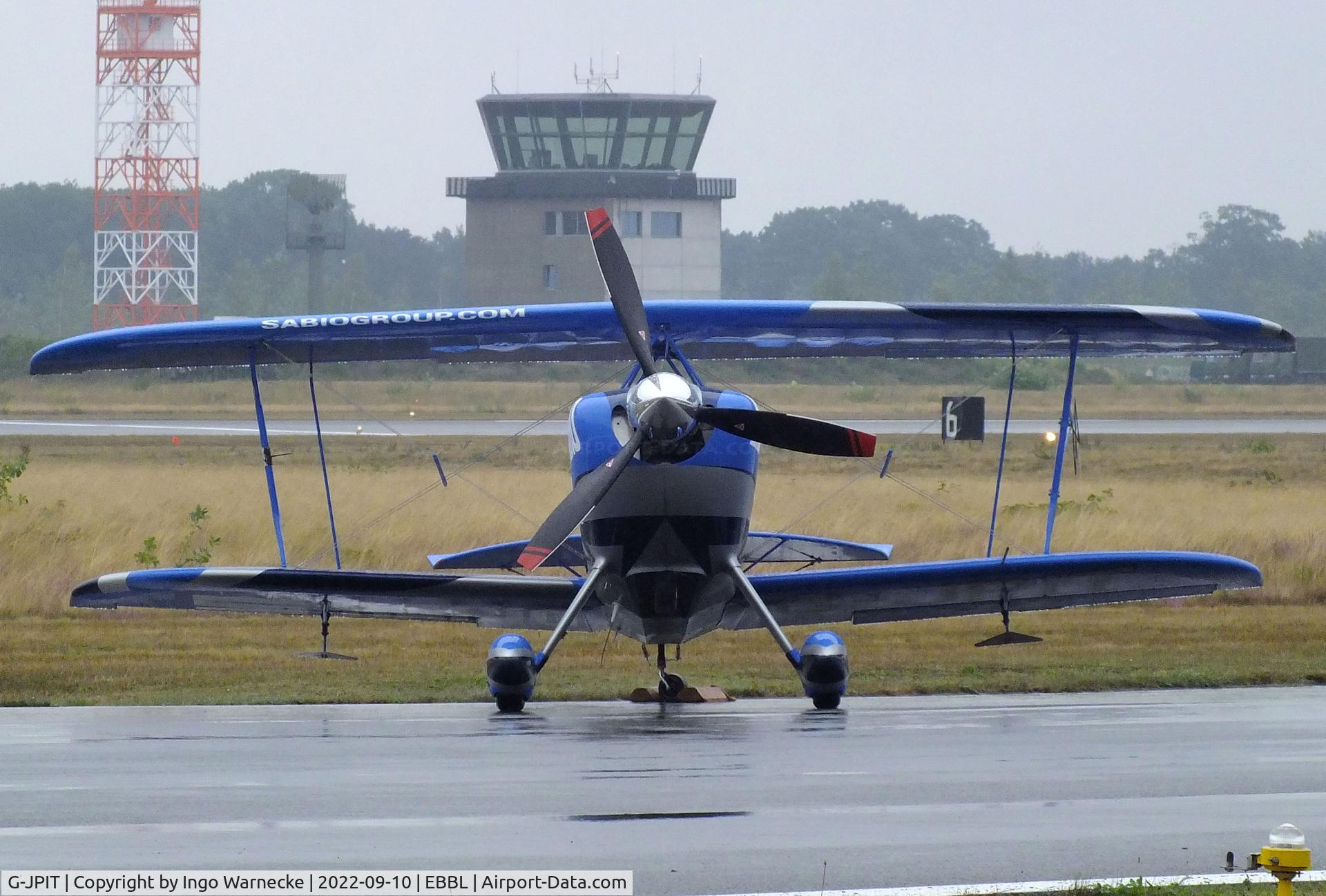 G-JPIT, 2017 Pitts S-2S Special C/N LAA 009C-15409, Rich Goodwin Pitts S-2SE with new wing by E. Saurenman Aero Works at the 2022 Sanicole Spottersday at Kleine Brogel air base