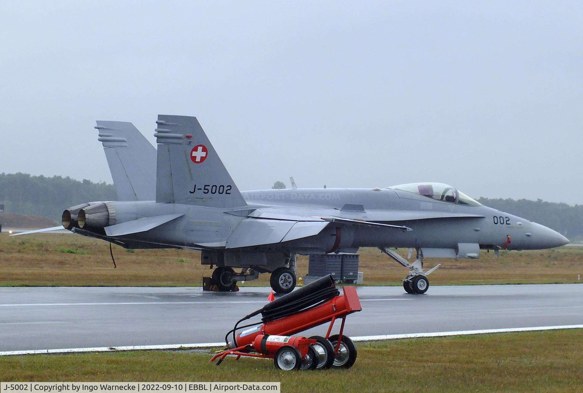 J-5002, McDonnell Douglas F/A-18C Hornet C/N 1315/SFC002, McDonnell Douglas F/A-18C Hornet of the Swiss Air Force at the 2022 Sanicole Spottersday at Kleine Brogel air base