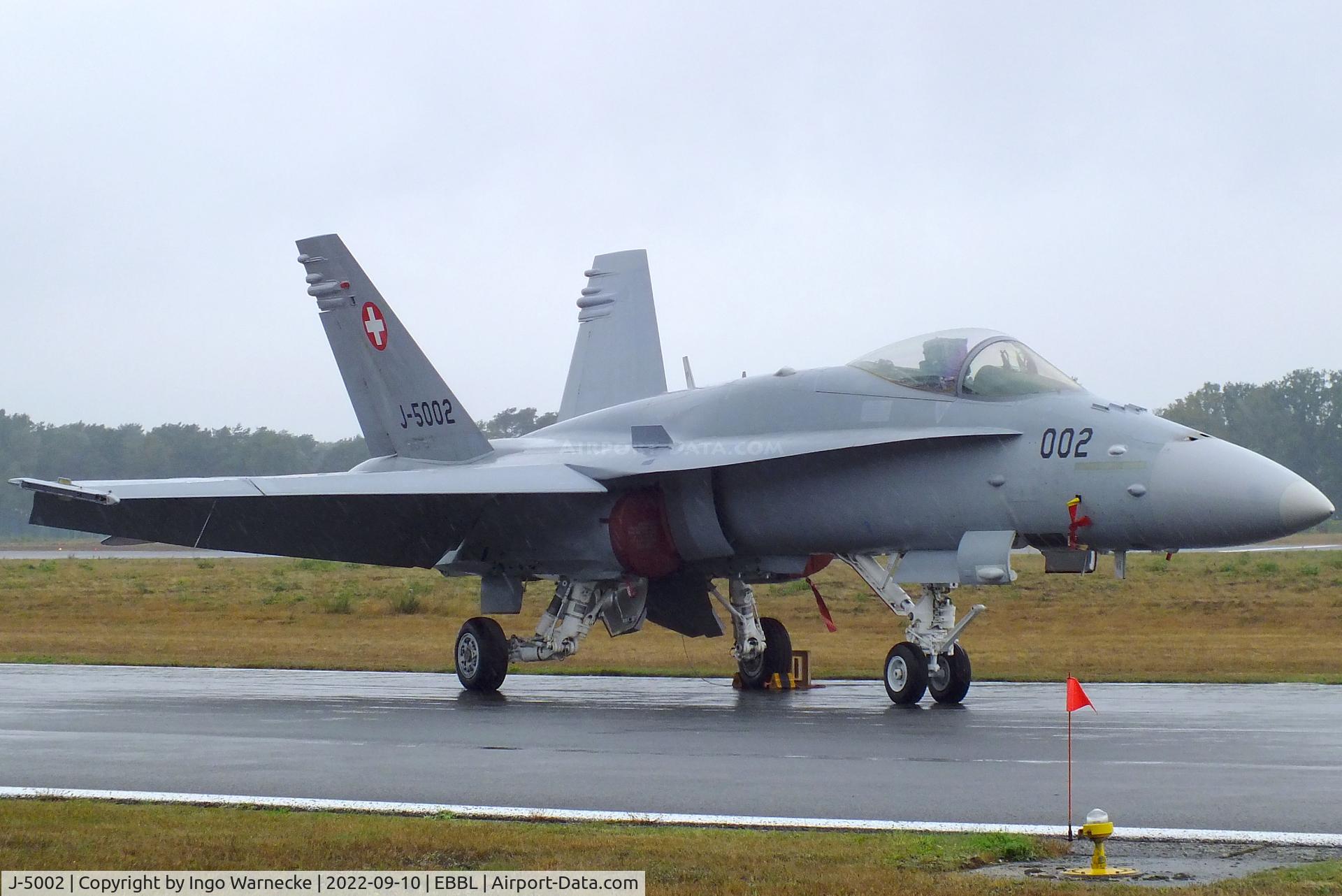 J-5002, McDonnell Douglas F/A-18C Hornet C/N 1315/SFC002, McDonnell Douglas F/A-18C Hornet of the Swiss Air Force at the 2022 Sanicole Spottersday at Kleine Brogel air base