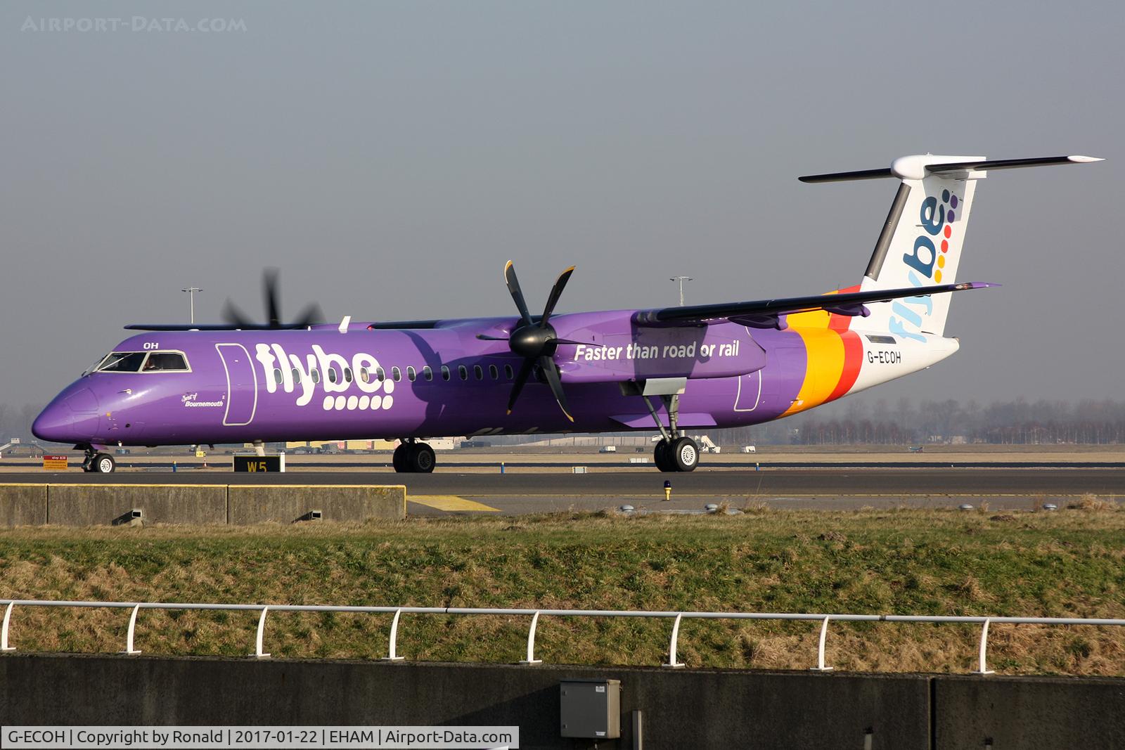 G-ECOH, 2008 De Havilland Canada DHC-8-402Q Dash 8 C/N 4221, at spl
