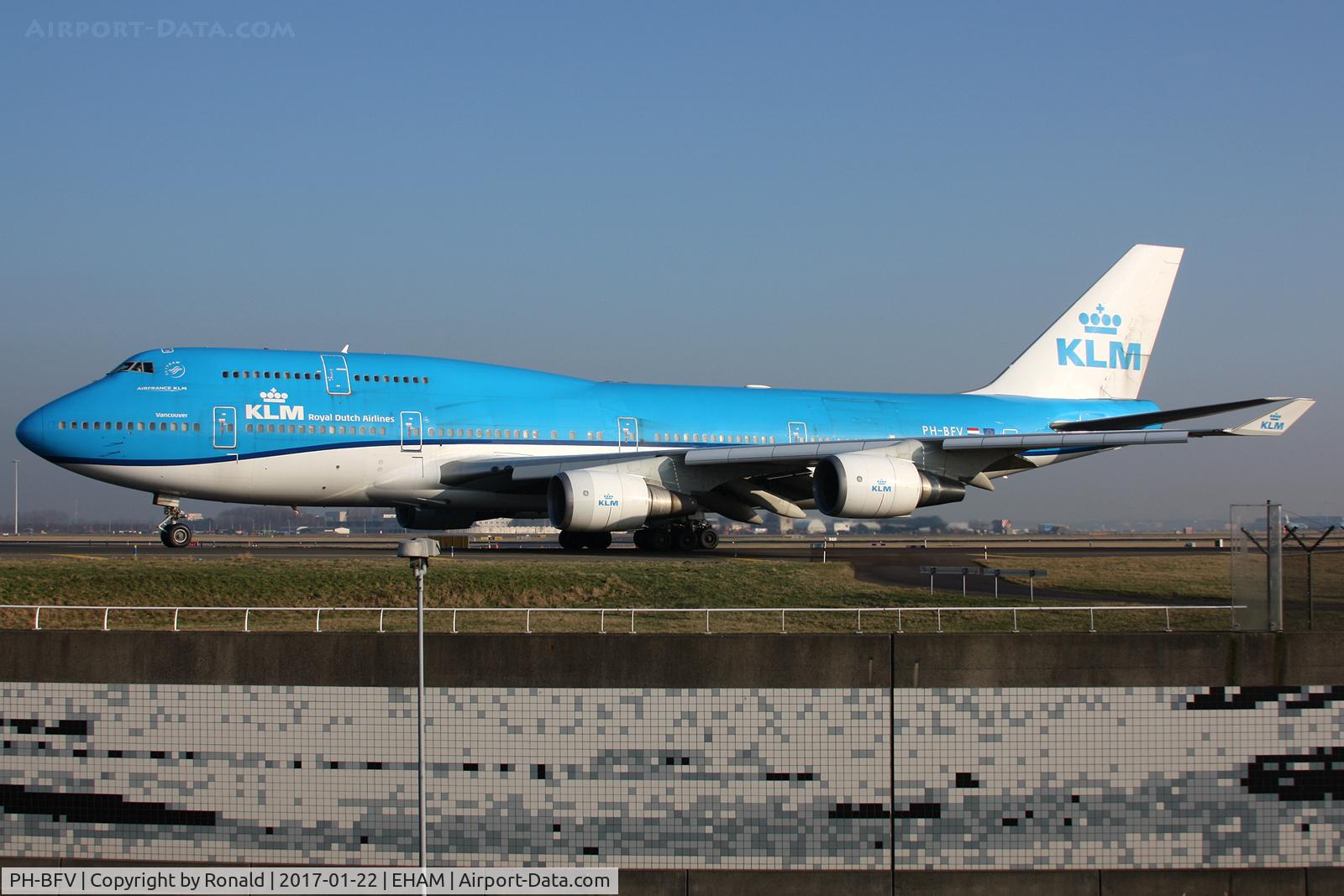 PH-BFV, 1999 Boeing 747-406BC C/N 28460, at spl