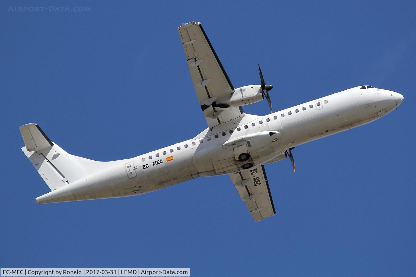 EC-MEC, 1999 ATR 72-212A C/N 595, at mad