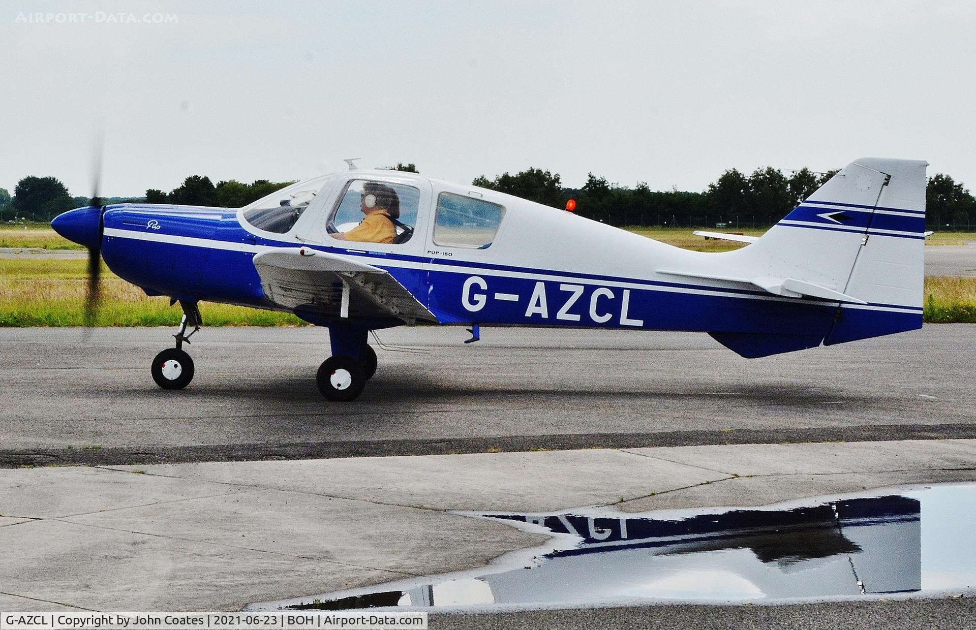 G-AZCL, 1969 Beagle B-121 Pup Series 2 (Pup 150) C/N B121-154, Waiting to depart