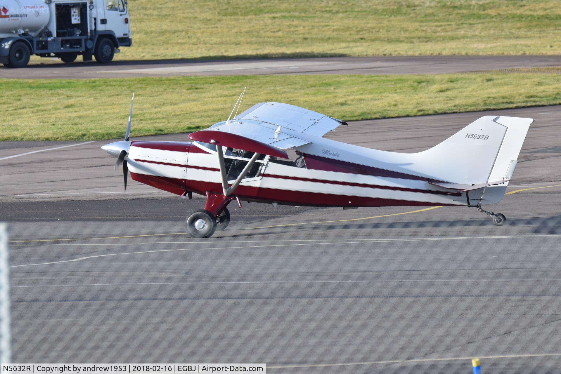 N5632R, 1979 Maule M-5-235C Lunar Rocket C/N 7244C, N5632R at Gloucestershire Airport.