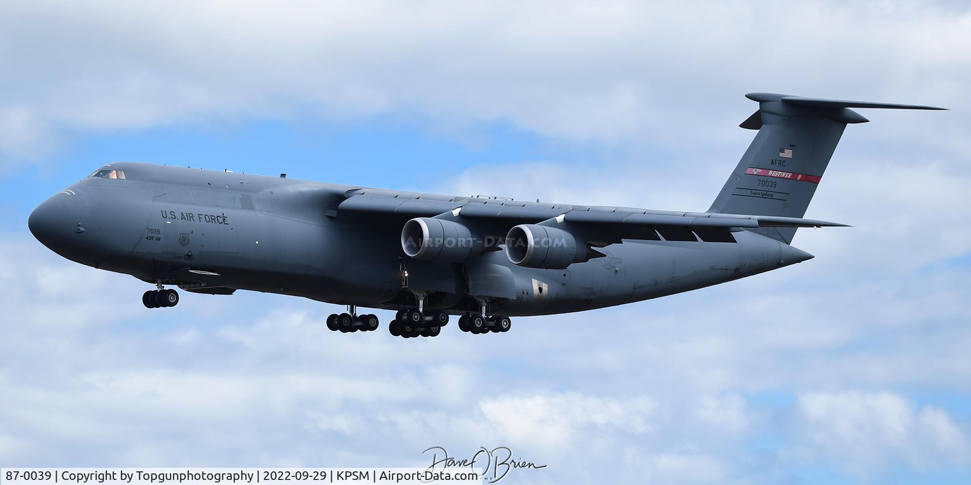 87-0039, 1987 Lockheed C-5B Galaxy C/N 500-0125, RODD34 works RW34
