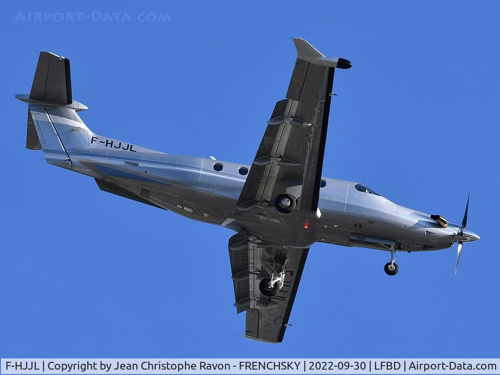 F-HJJL, 2017 Pilatus PC-12/47E C/N 1682, La Roche-sur-Yon (EDM)	Bordeaux (BOD)	(FHJJL)