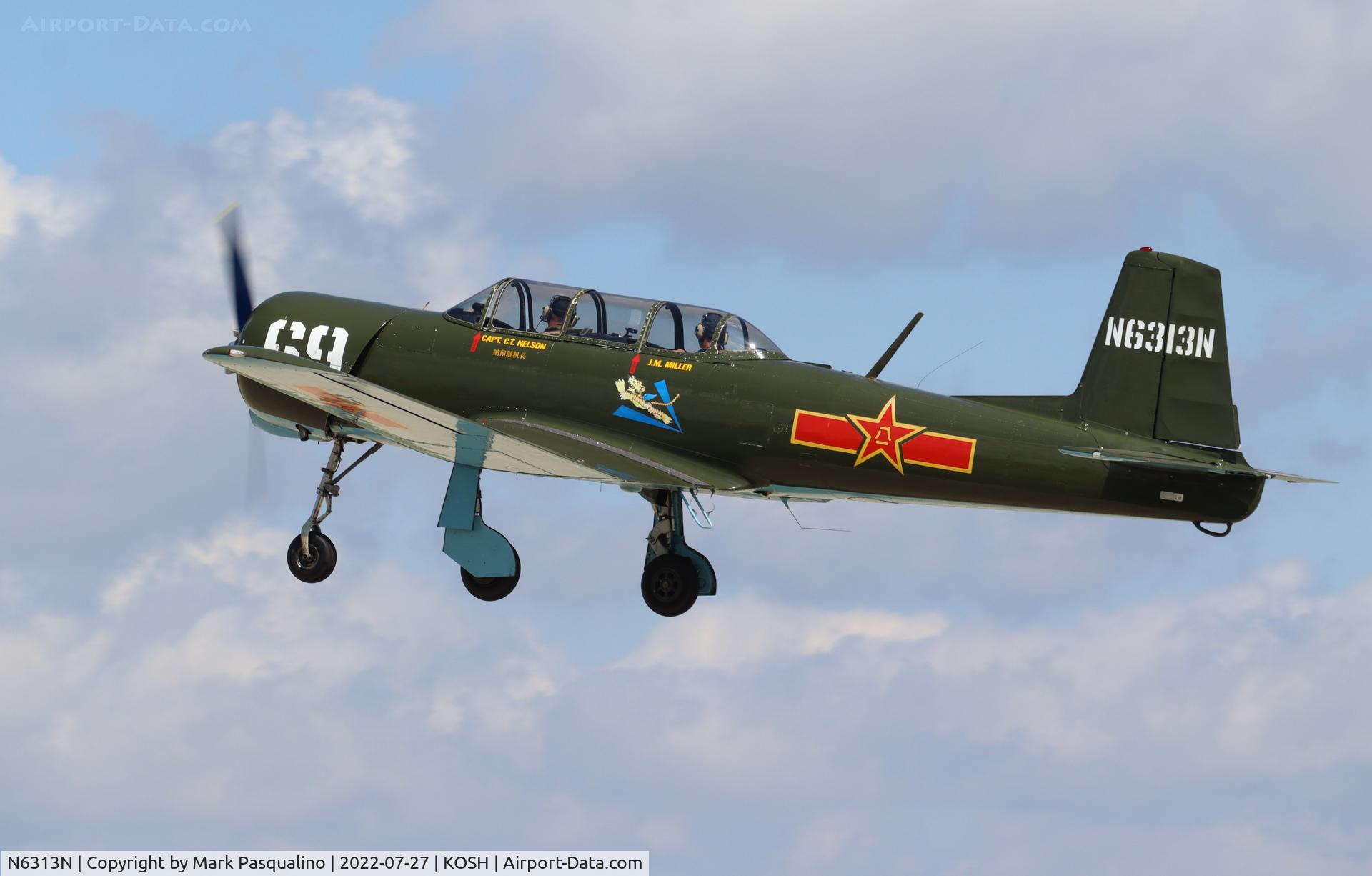 N6313N, 1979 Nanchang CJ-6A C/N 3532022, Nanchang CJ-6A