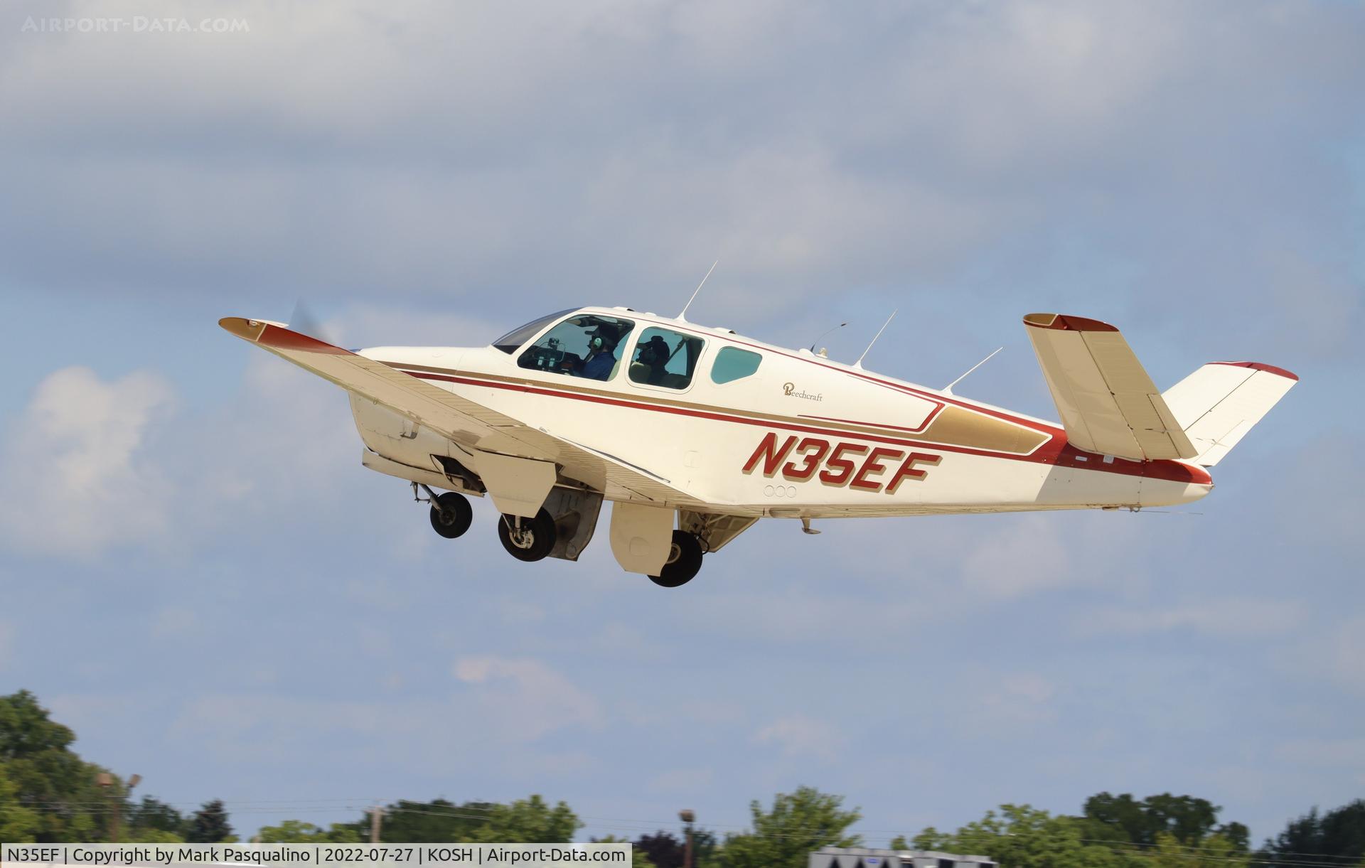 N35EF, 1949 Beech A35 Bonanza C/N D-1964, Beech A35