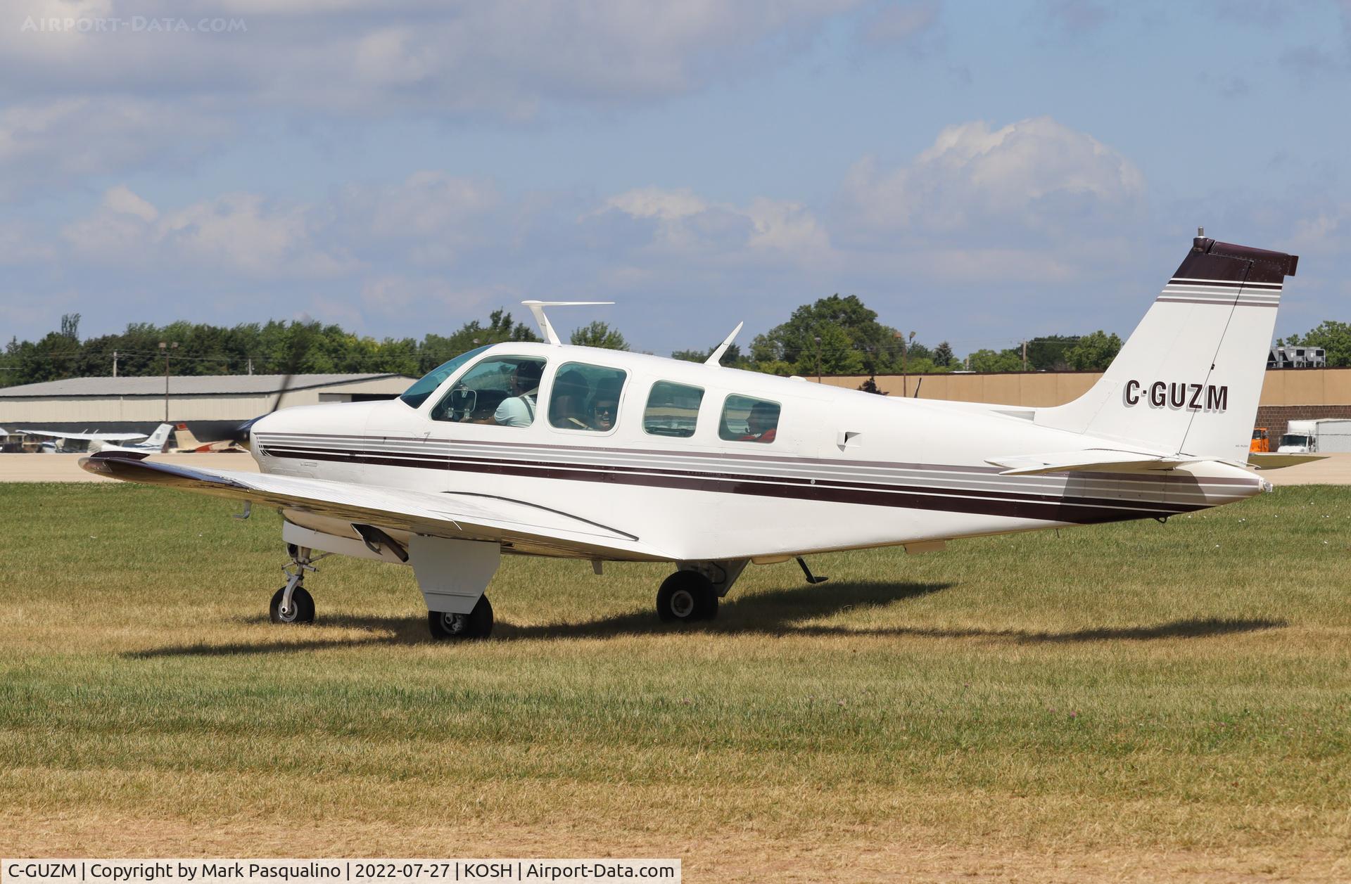 C-GUZM, 1977 Beech A36 Bonanza 36 C/N E-1109, Beech A36